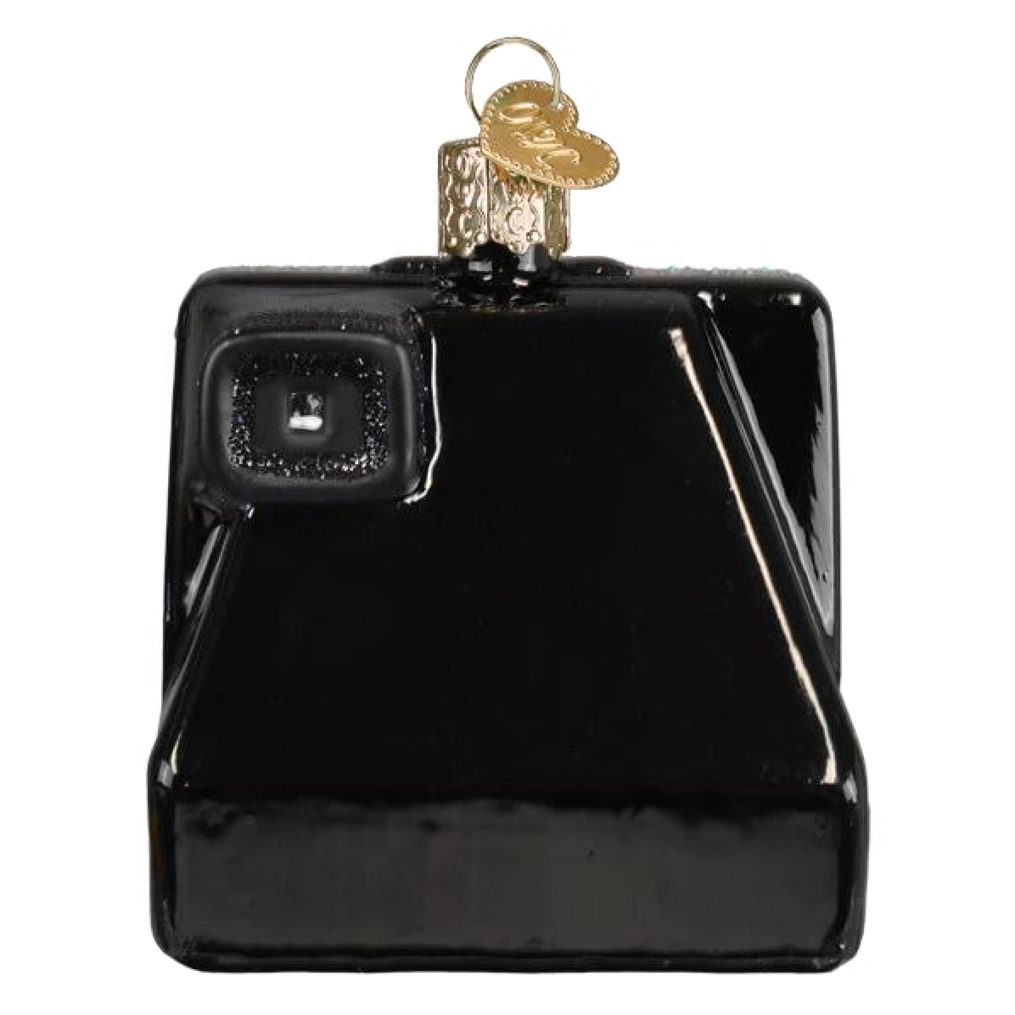 Old World Christmas Blown Glass Ornament for Christmas Tree, Polaroid Onestep Camera