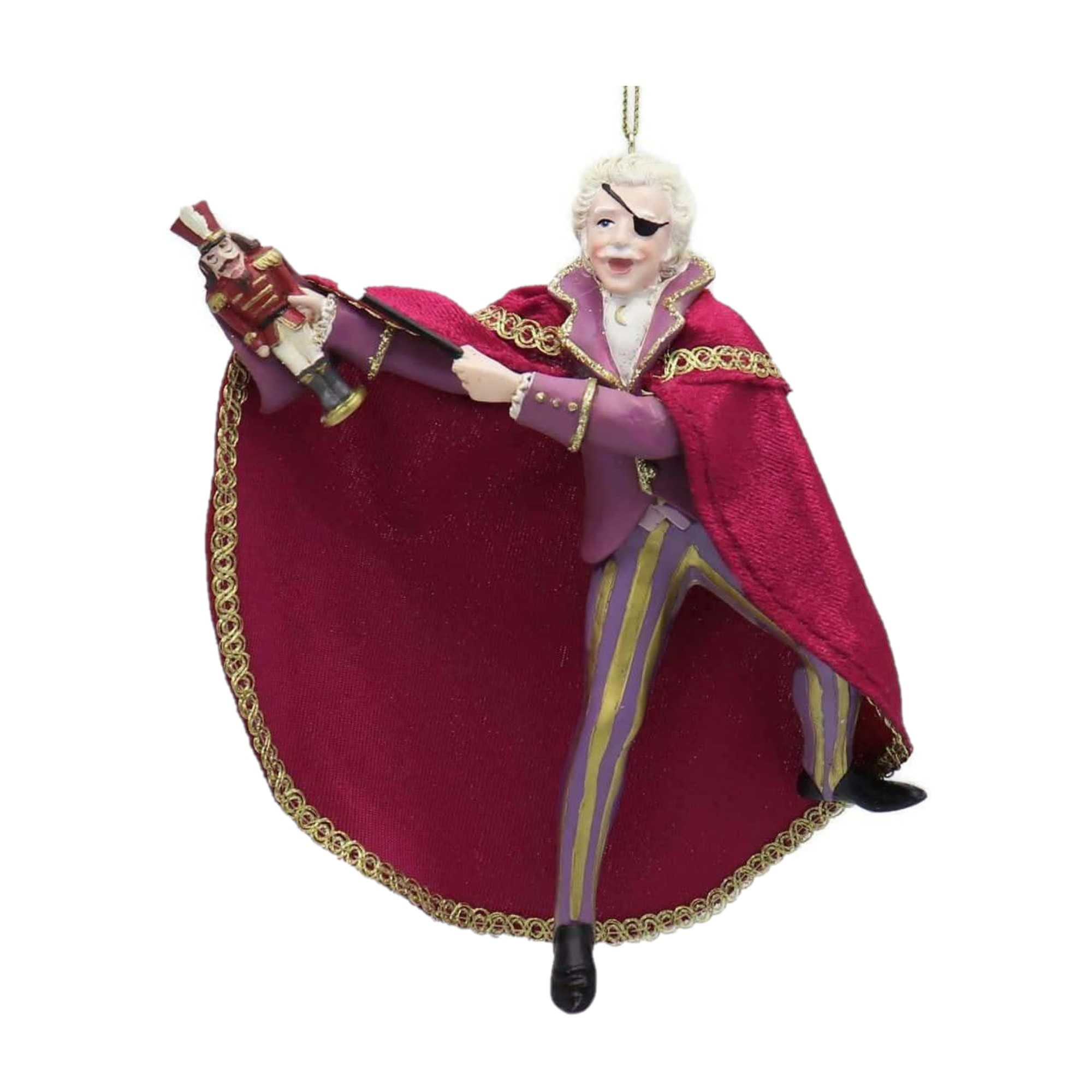 Kurt Adler Resin Ornament for Christmas Tree, Drosselmeyer