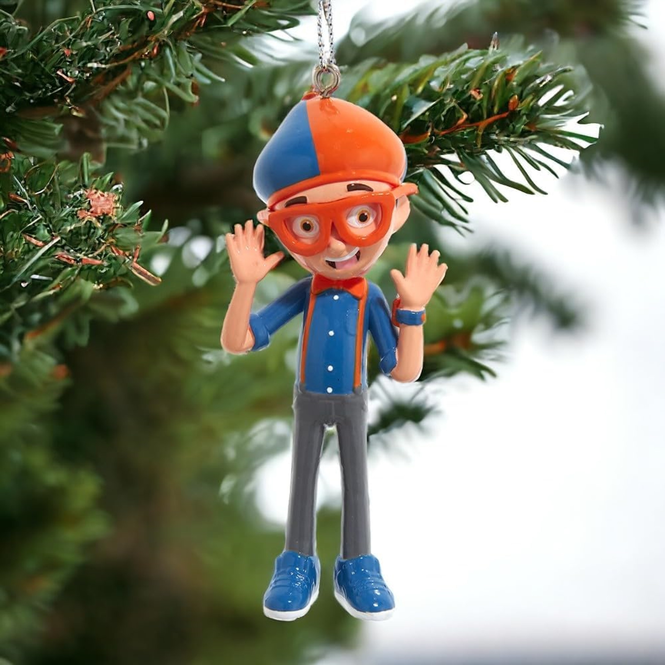 Kurt Adler Acrylic Ornament for Christmas Tree, Blippi Kurt Adler Acrylic Ornament for Christmas Tree, Blippi