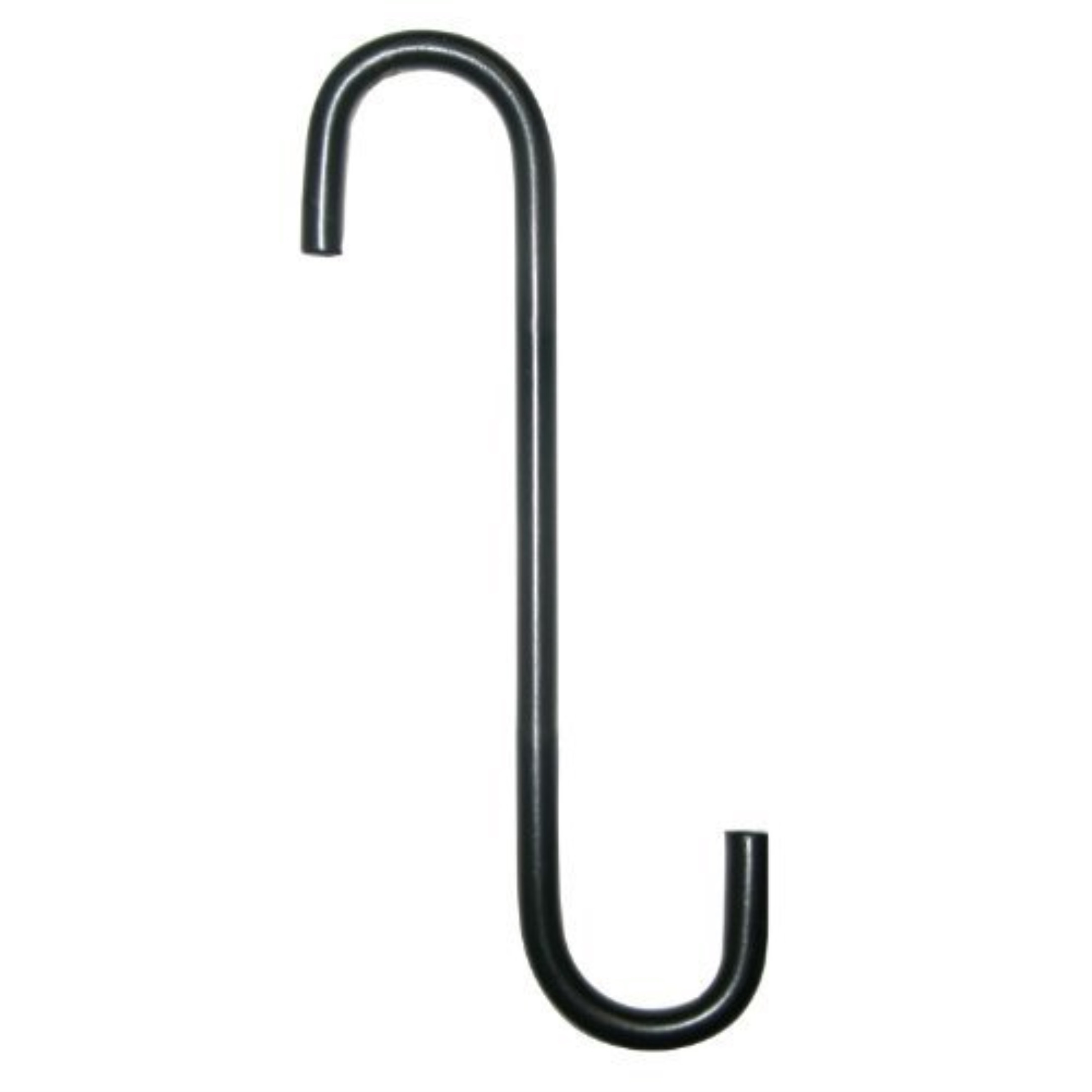 The Hookery Heavy-Duty 6" Black Powder-Coated Steel Extension Hook
