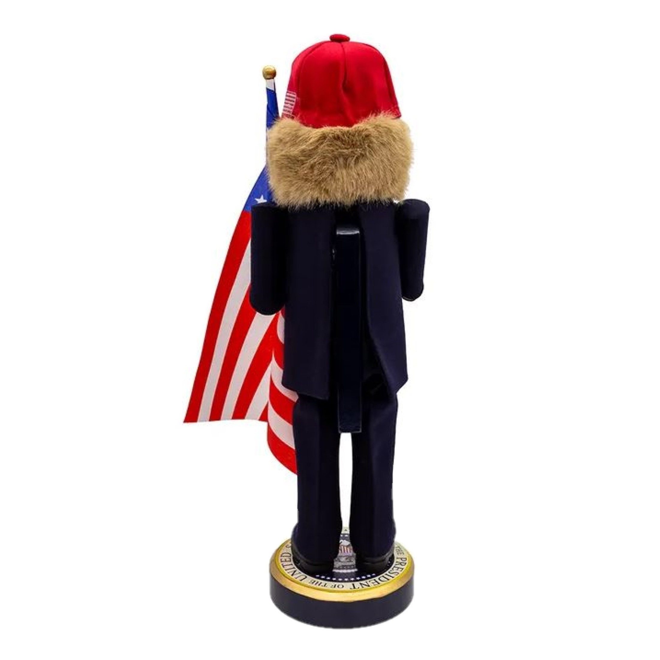 Kurt Adler Wooden Nutcracker, President Donald Trump, 16in