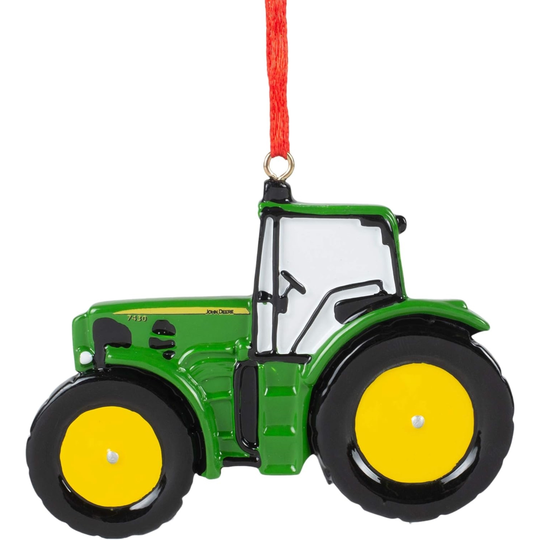 Kurt Adler Plastic Ornament for Christmas Tree, Personal Tractor Kurt Adler Plastic Ornament for Christmas Tree, Personal Tractor