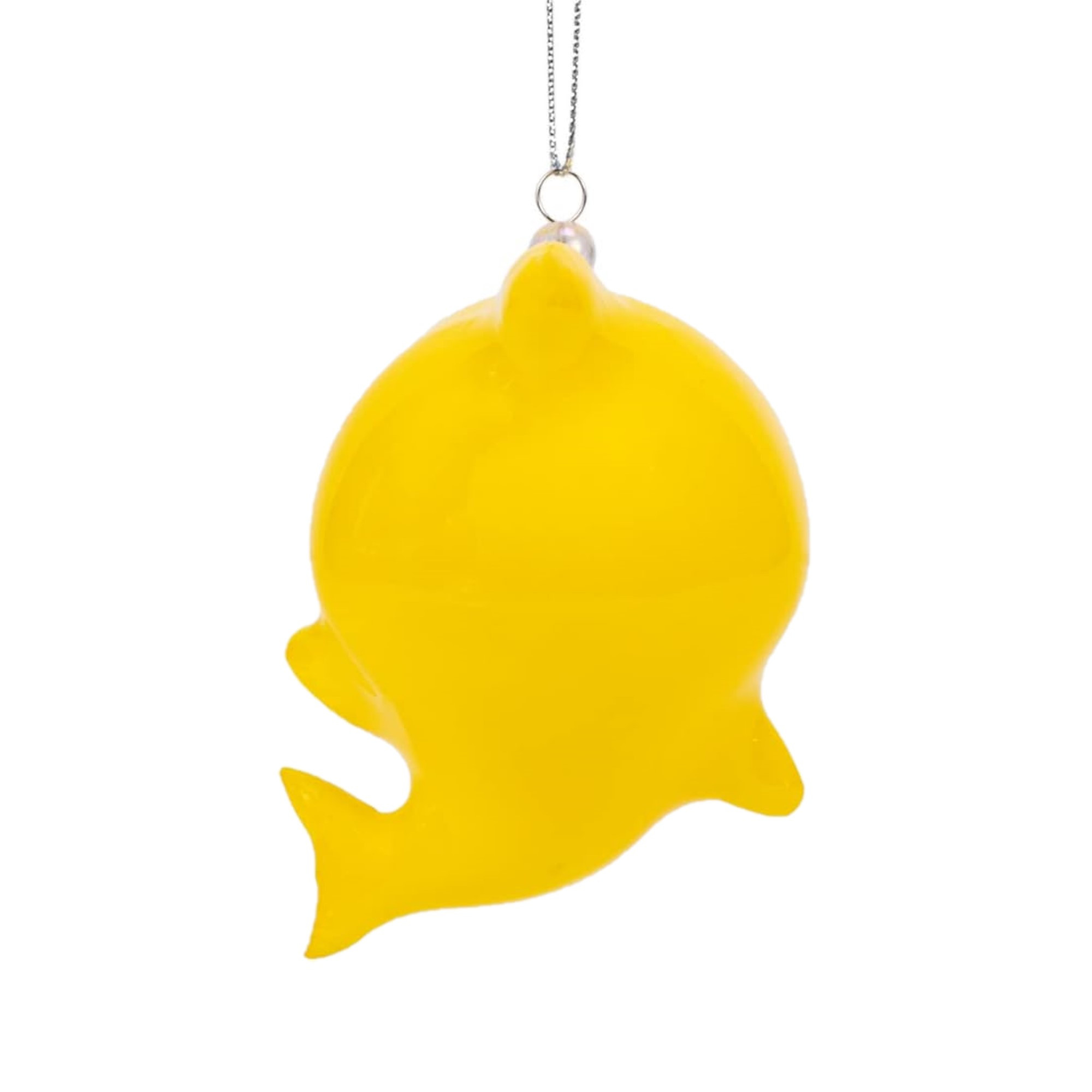 Kurt Adler Styrofoam Ornament for Christmas Tree, Yellow Baby Shark