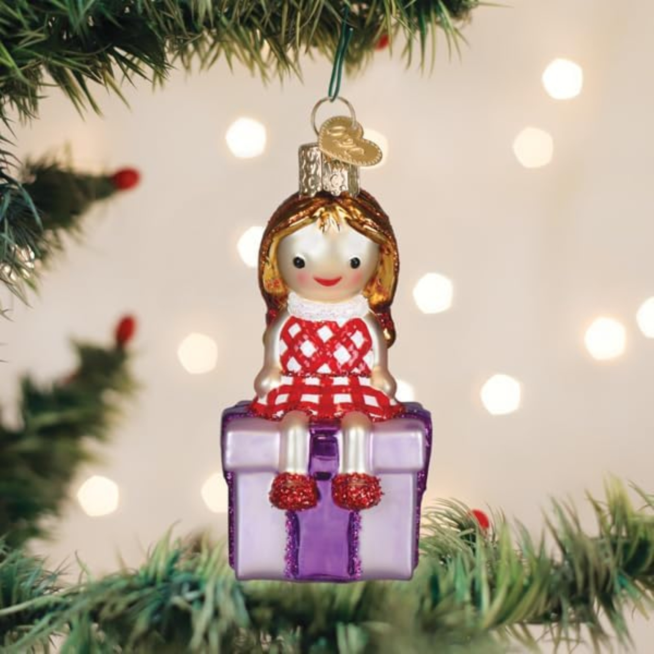Old World Christmas Blown Glass Ornament for Christmas Tree, Misfit Doll