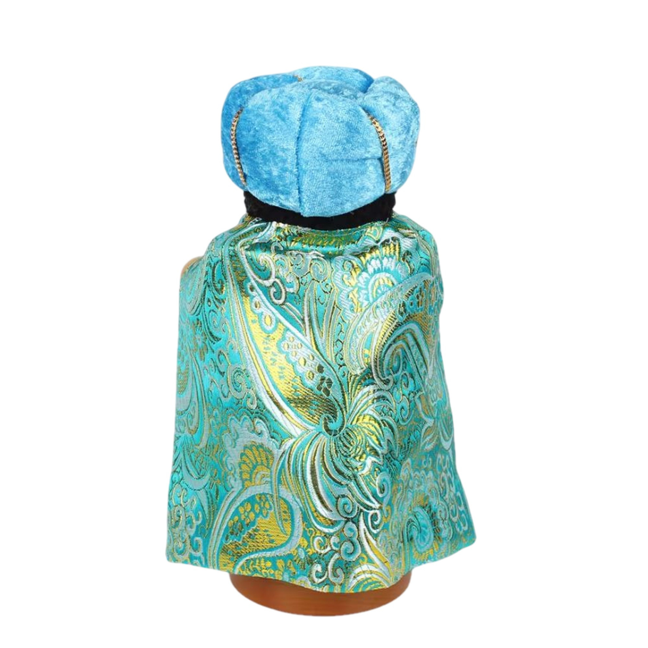 Steinbach Wooden Chubby Nutcracker, Three Wise Man - Balthasar, 12in