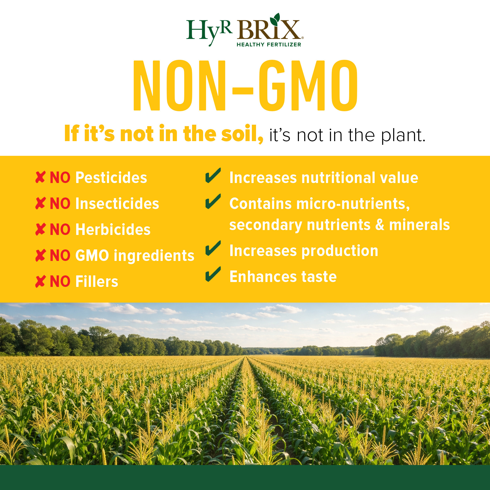 HyR BRIX Slow-Release 16-7-10 Sweet Corn Fertilizer