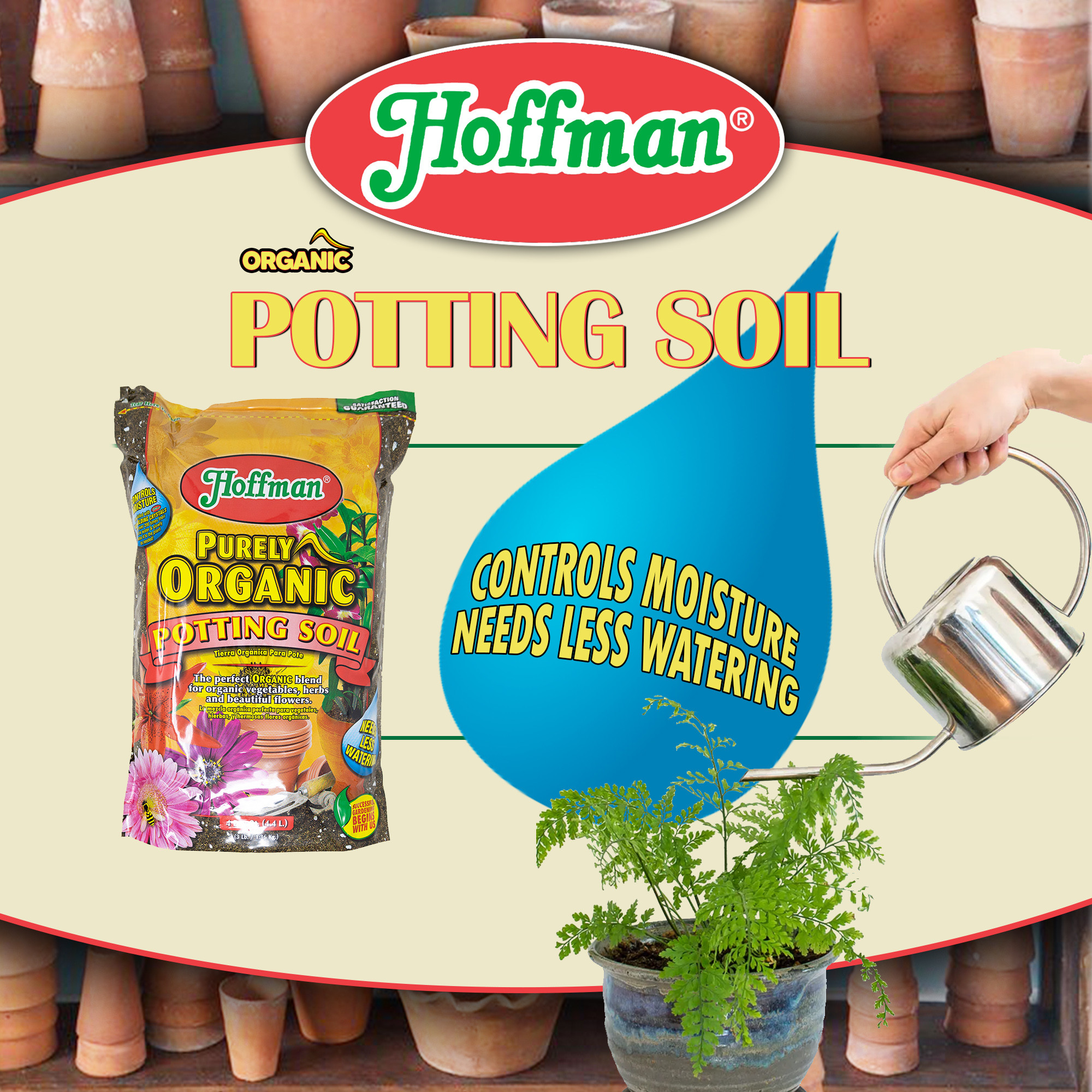 Hoffman Purely Organic Potting Soil with Moisture Control