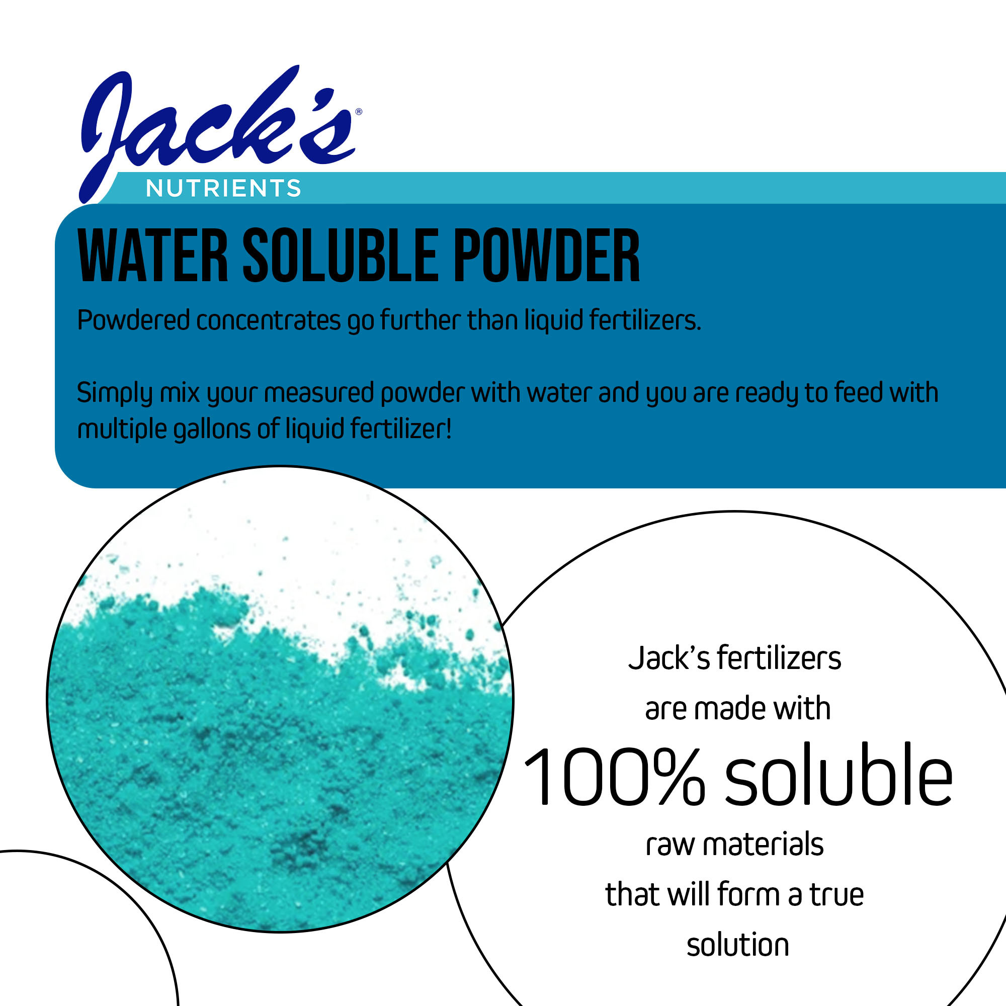 Jack's Nutrients 15-6-17 Clone Water-Soluble Fertilizer