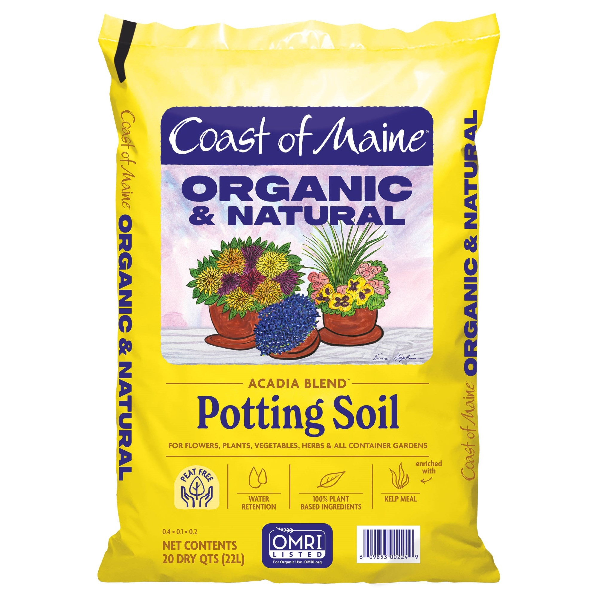 Coast of Maine Organic & Natural Acadia Peat-Free Potting Soil Blend