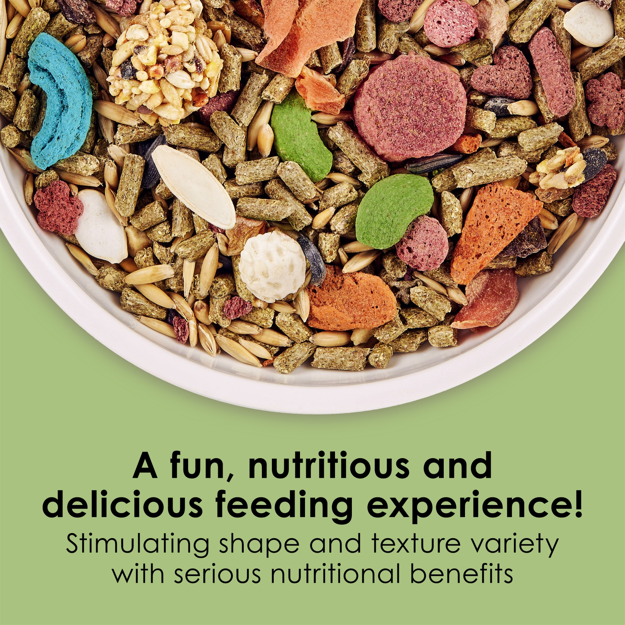 Kaytee Fiesta Rabbit Food Mix, 25lbs – Supports Immune Health and Digestion