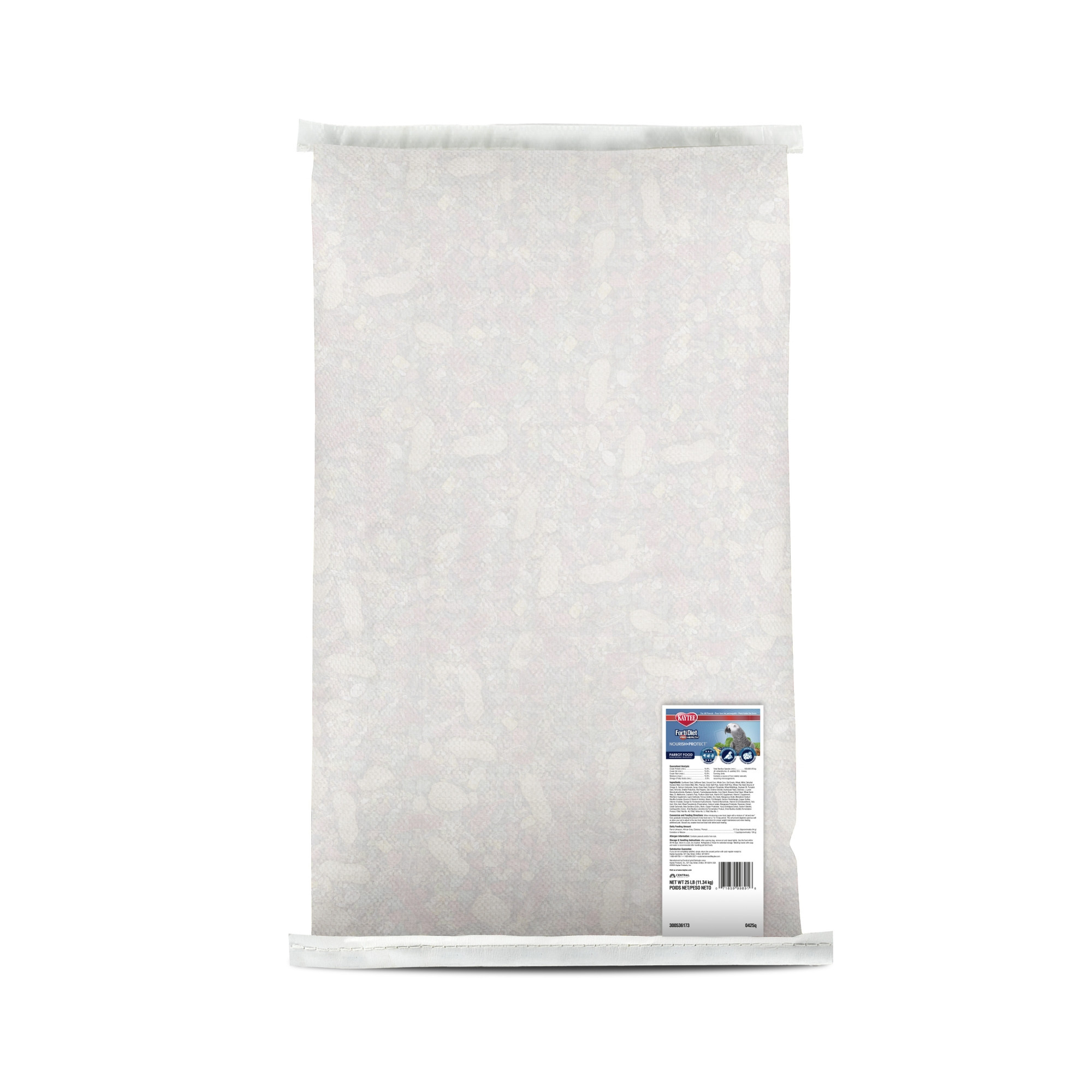 Keytee Forti-Diet Pro Health Nourish+Protect Parrot Food, 25lbs