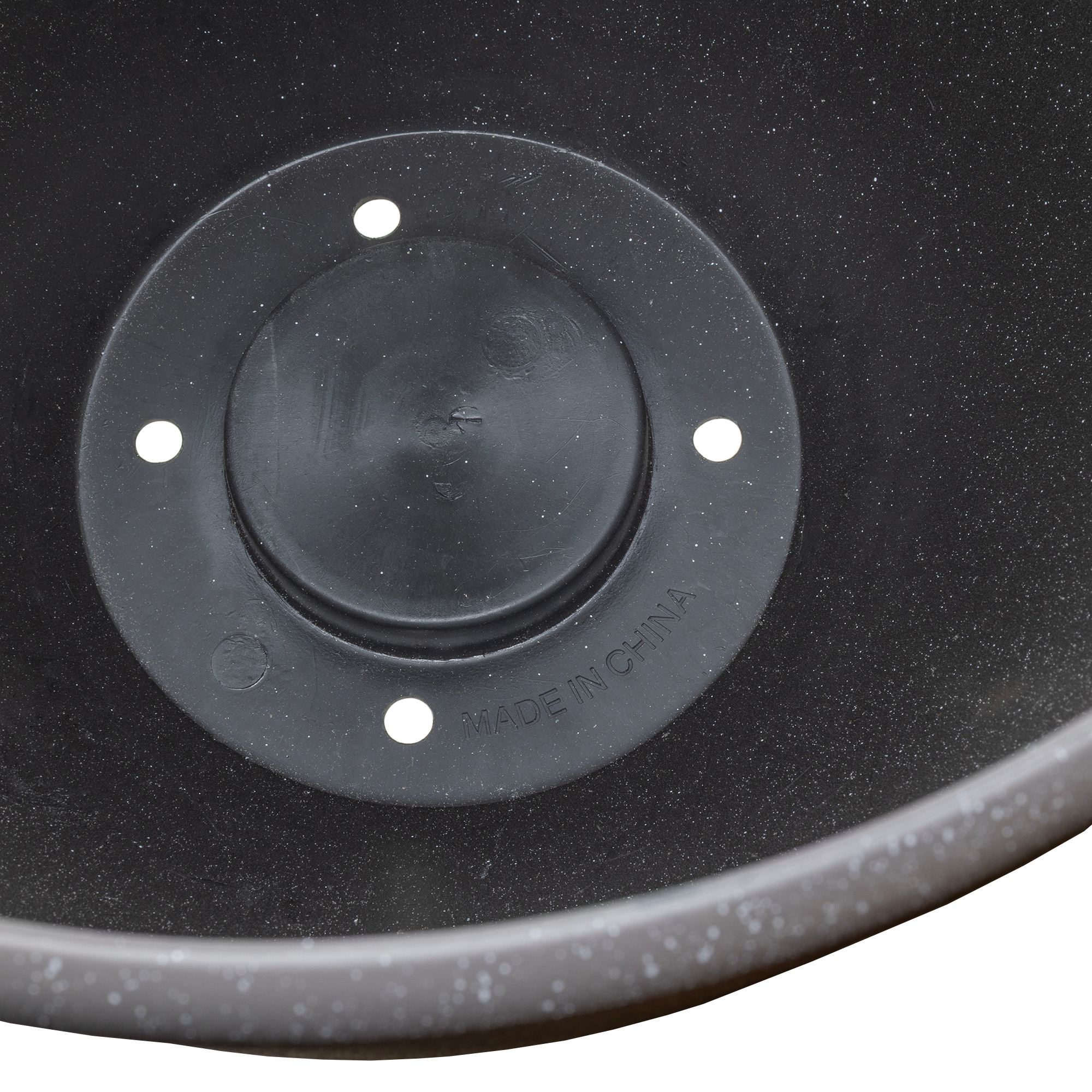 Garden Elements TerraStone Classic Smooth Round Planter, Greystone, 16in