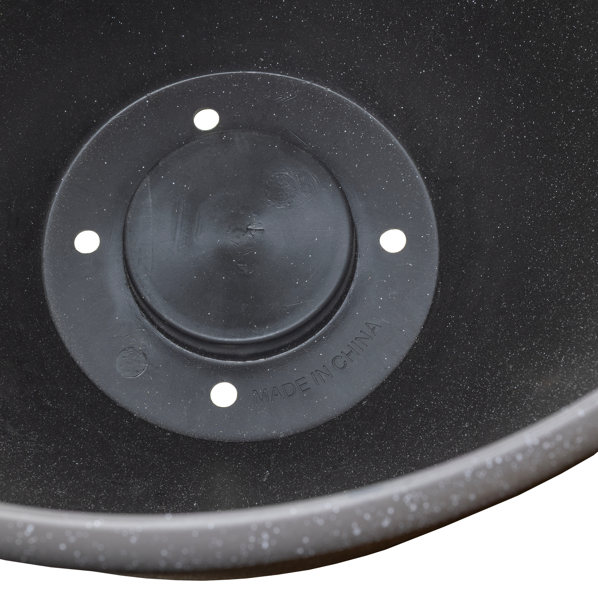 Garden Elements TerraStone Classic Smooth Round Planter, Greystone, 14in