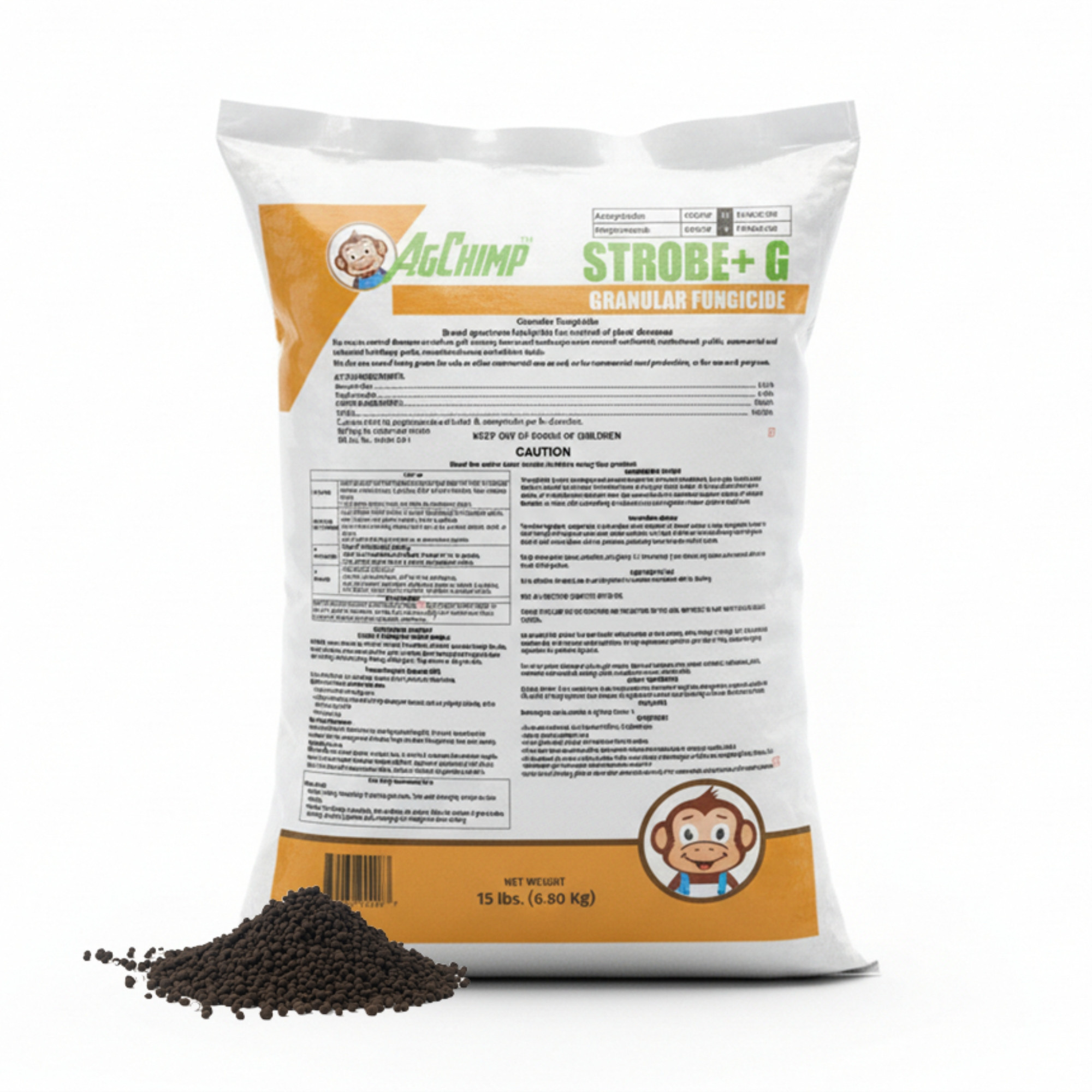 AgChimp Strobe+ G Broad-Spectrum Dual-Action Granular Lawn Fungicide, 15lbs