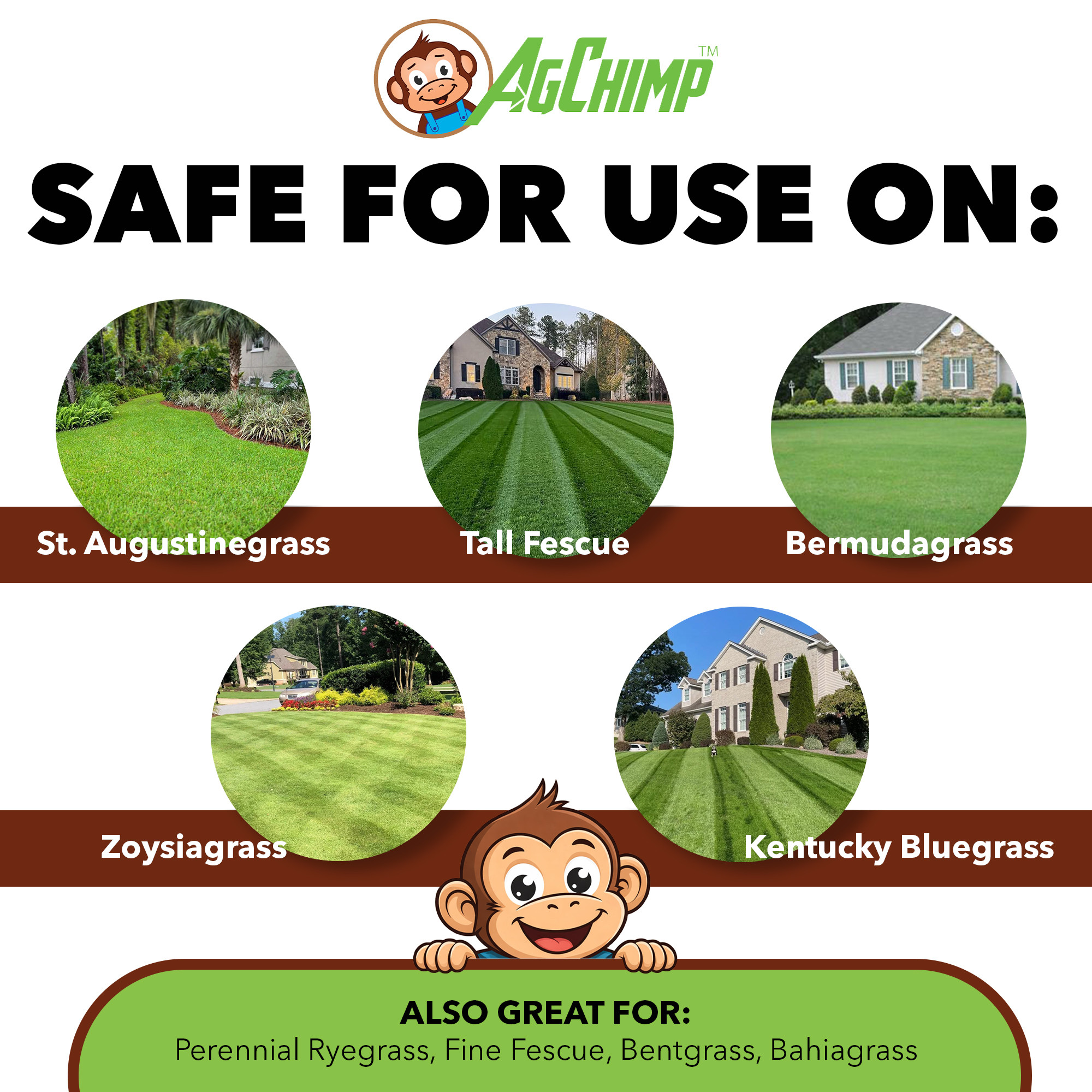AgChimp 24-0-11 Professional Lawn Maintenance Fertilizer, 16lbs