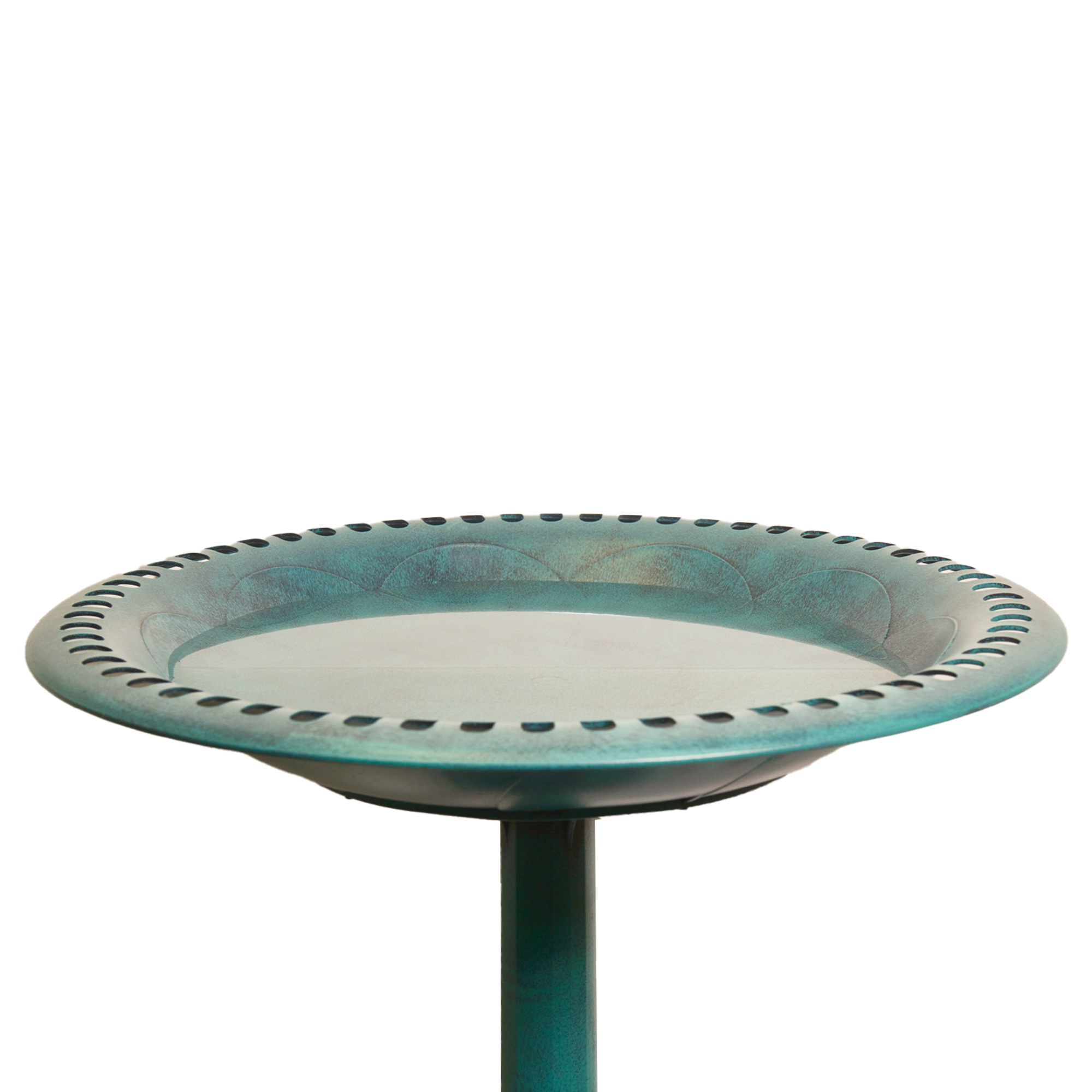 Armstrong Wild Bird Food Feather & Forge Elegant Polymer Bird Bath, Jade, 27in