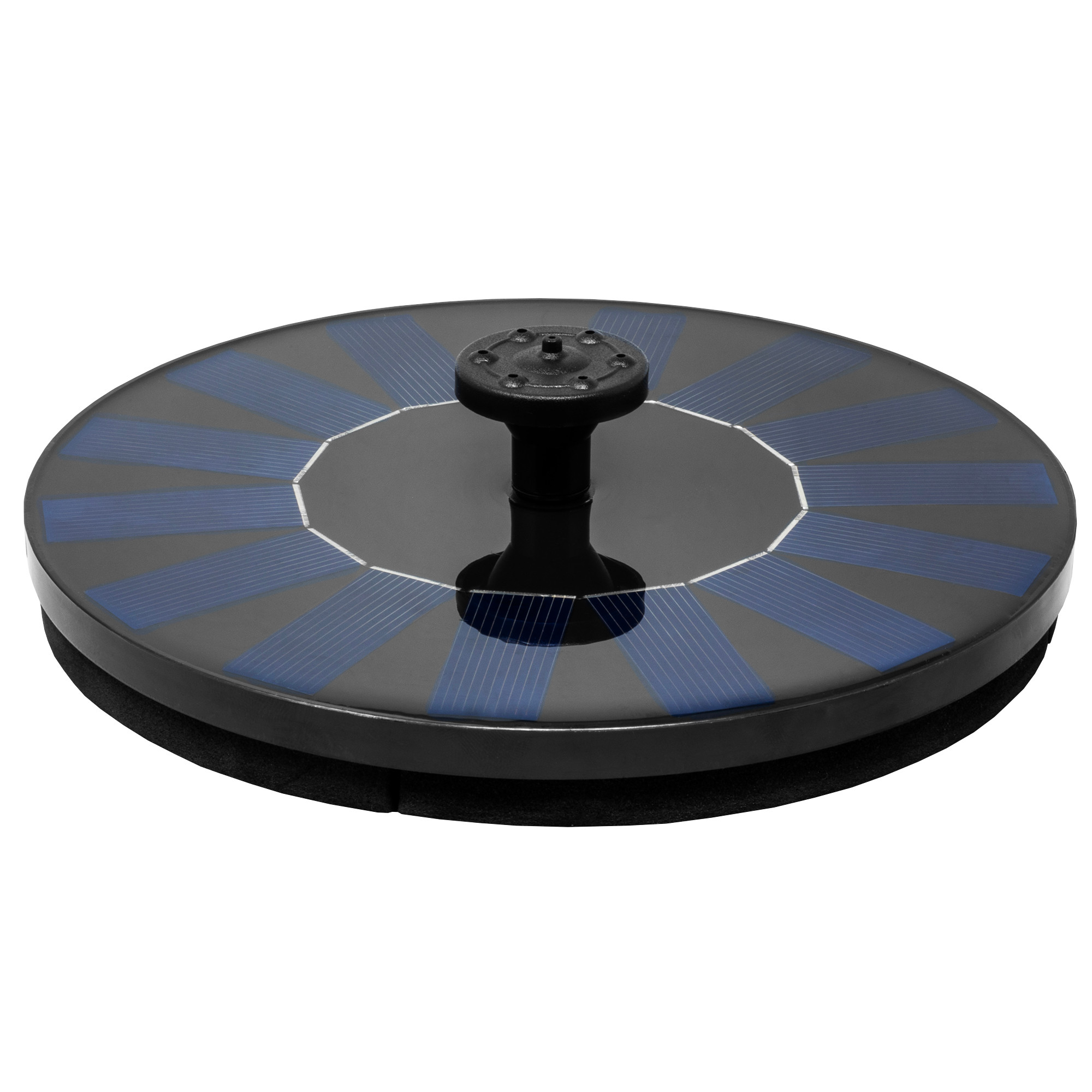 Armstrong Wild Bird Food Feather & Forge Solar-Powered Fountain Accessory, Black