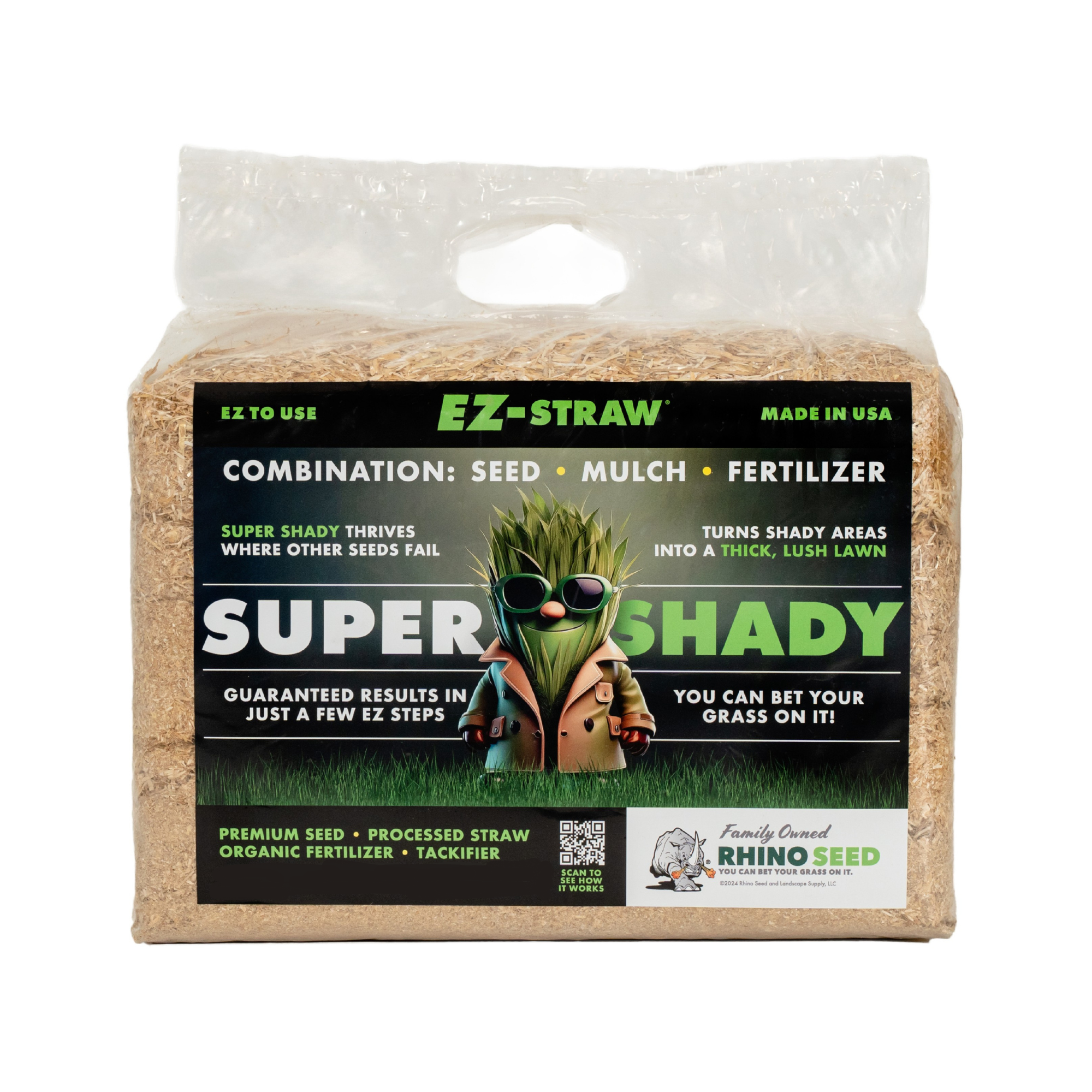 EZ-STRAW Grass Seed, Mulch and Fertilizer - Thumbnail 2
