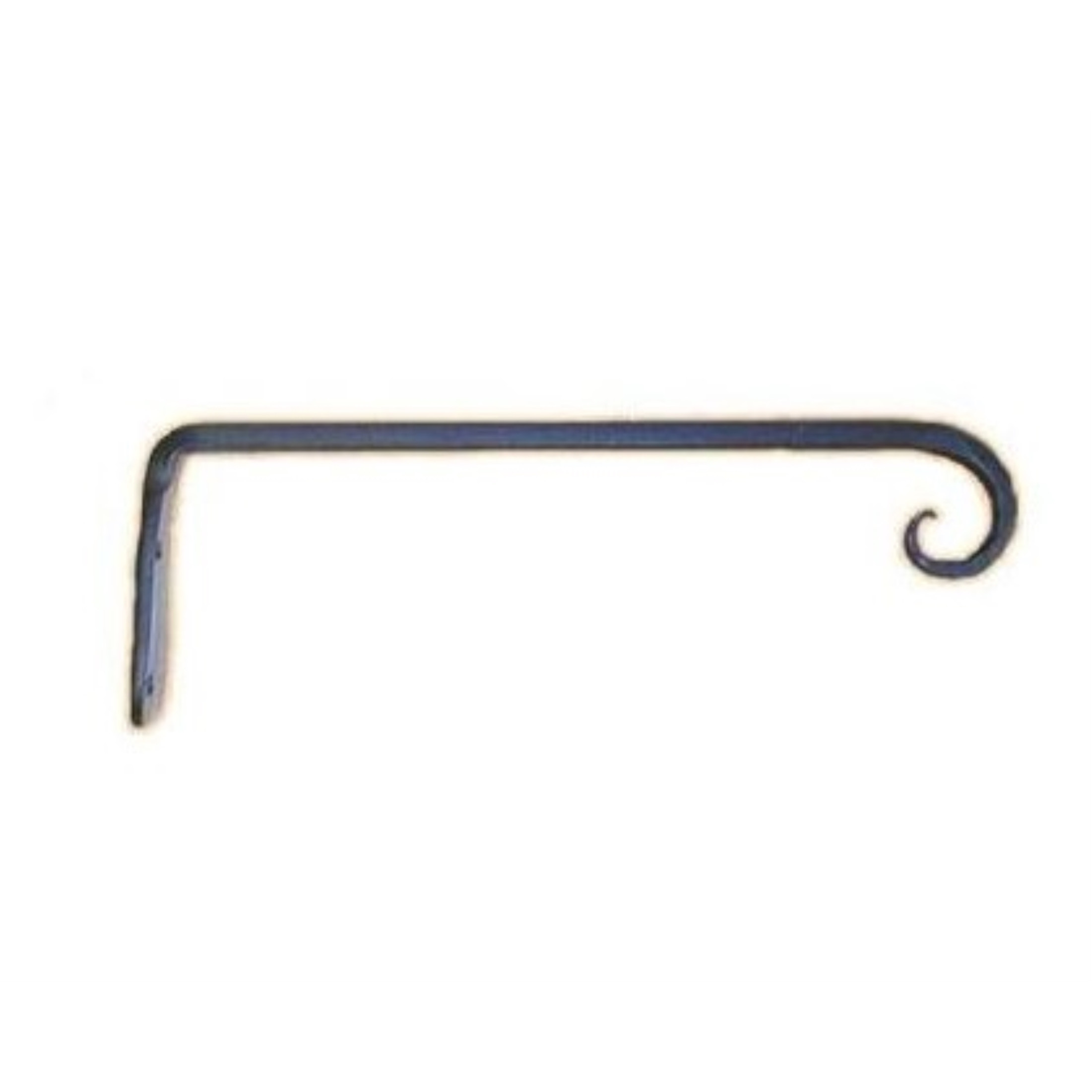 Hookery T90 Straight Hanger With Downturned Hook, Black, 10-Inch