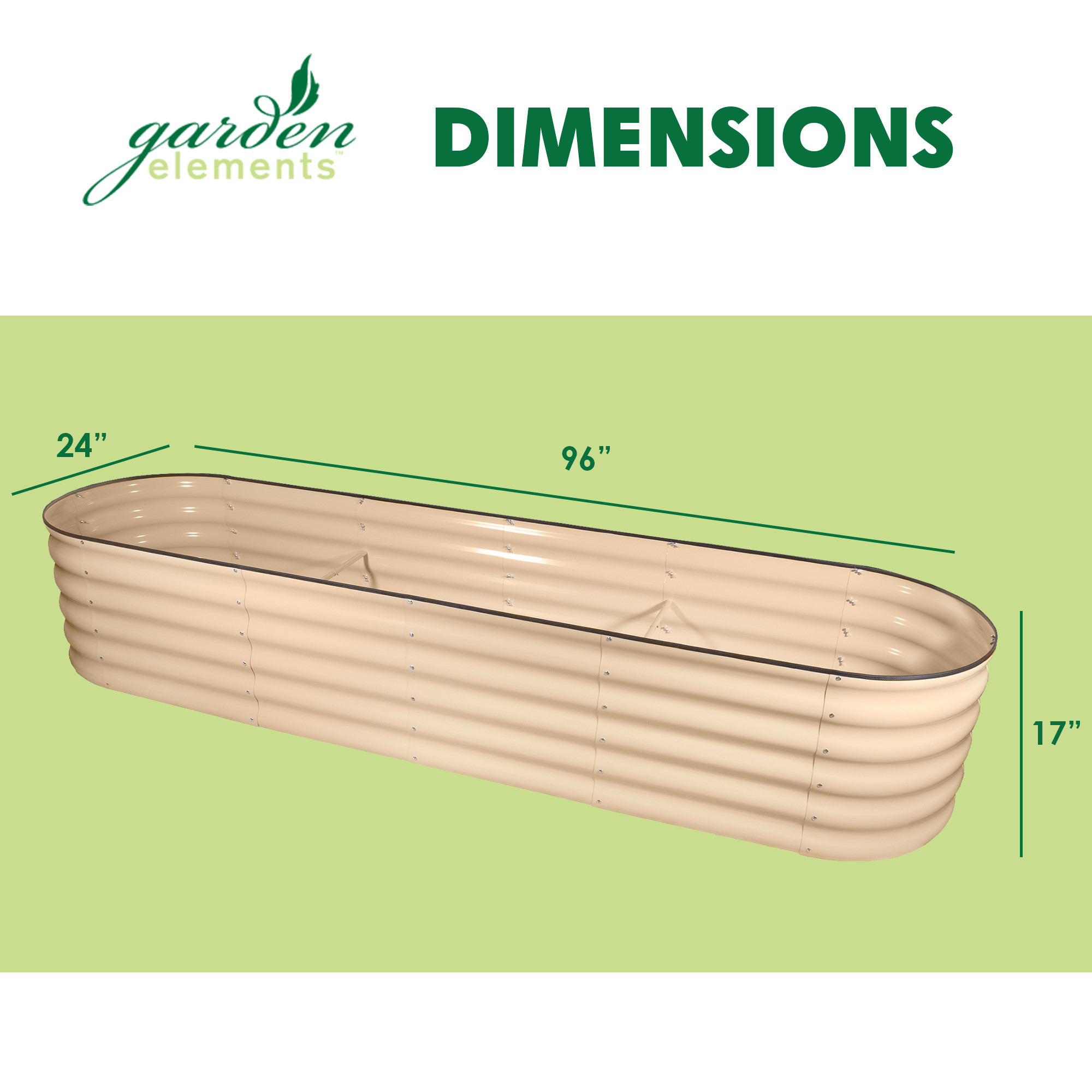 Garden Elements 9-1 Design Premium Raised Garden Bed