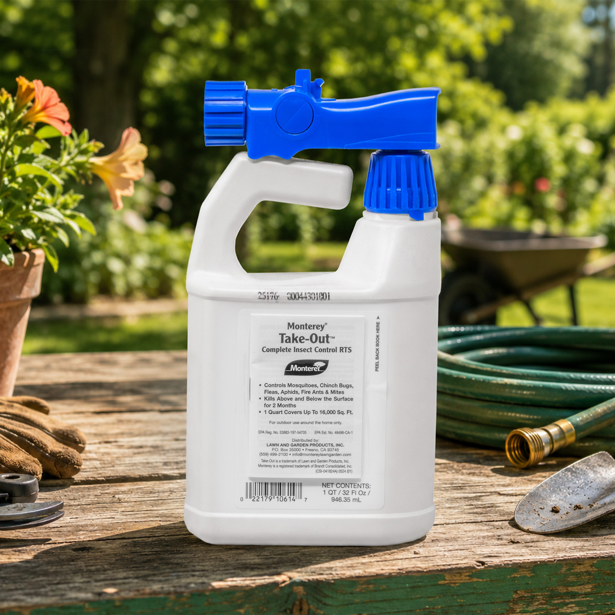 Monterey Take-Out Complete Insect Control for Gardens, Ready-to-Spray, 32fl oz
