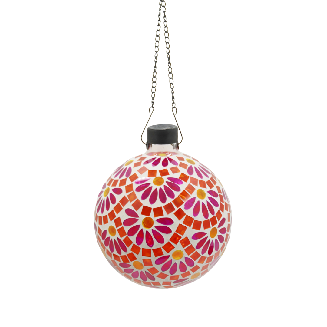 Very Cool Stuff Pink Daisy Gazing Globe, 10in