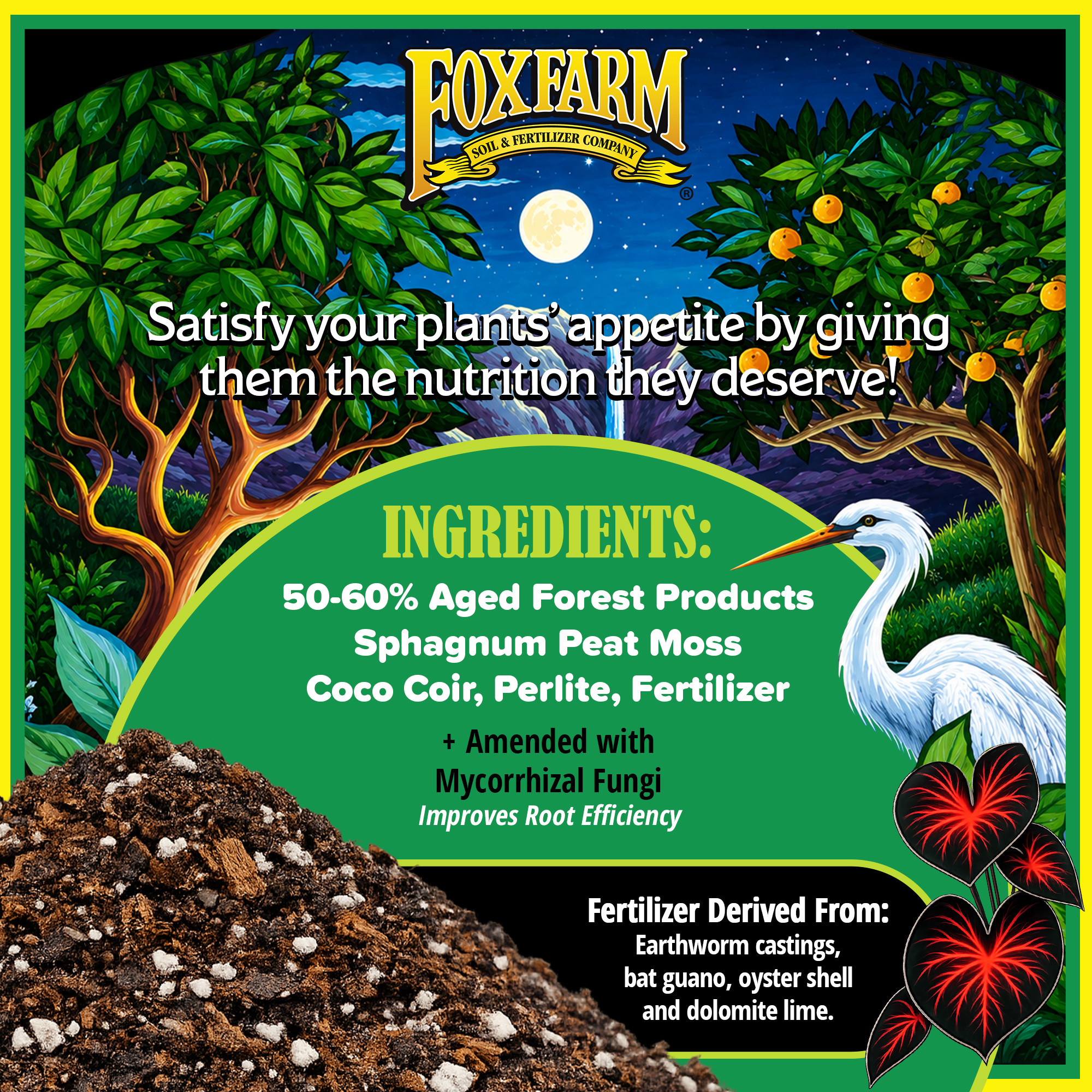FoxFarm Peace of Mind Houseplant Mix, Ready-to-Use Potting Soil, 12qt