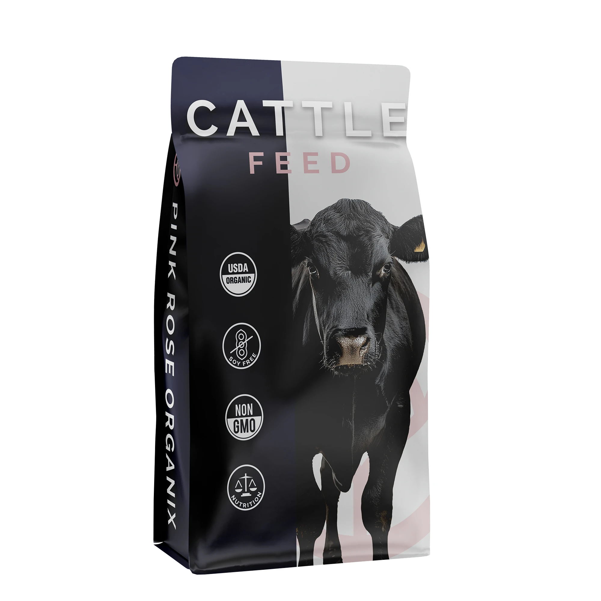 Pink Rose Organix Beef Grower Pellet Feed, 40lb