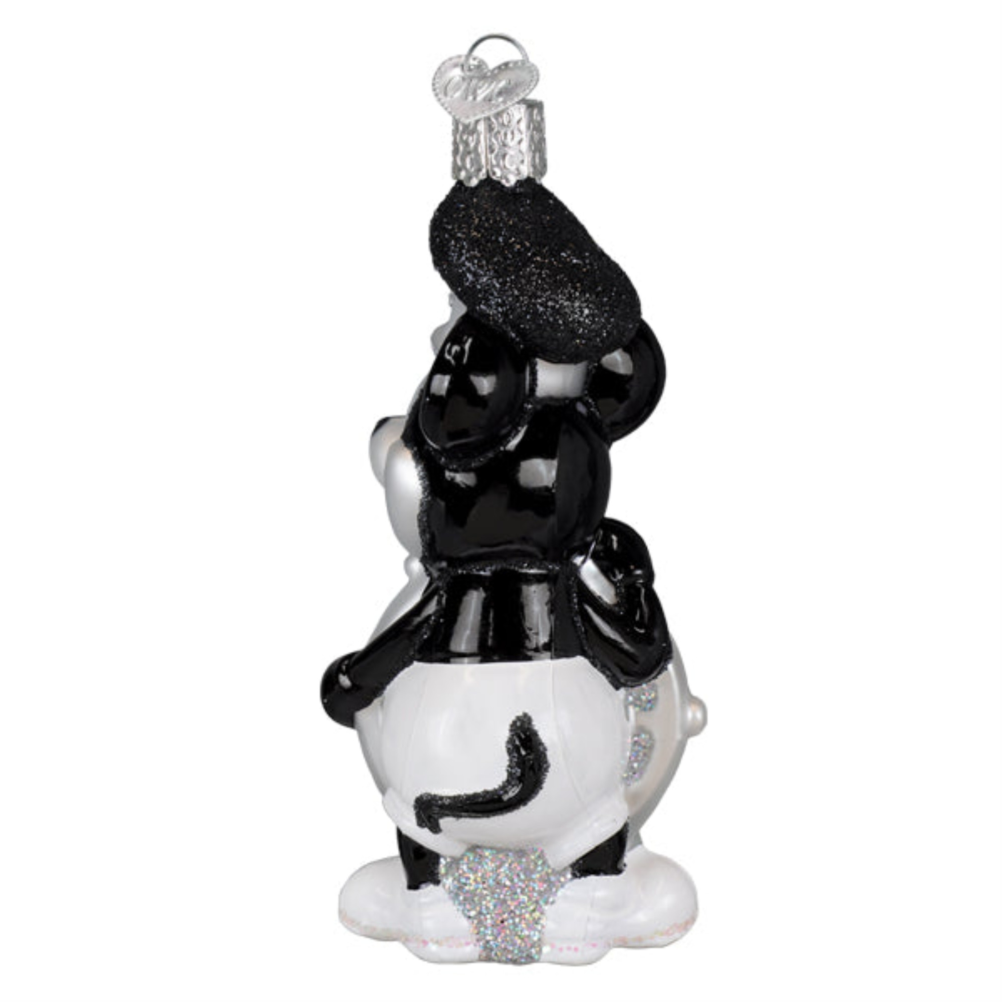 Old World Christmas Blown Glass Tree Ornament, Steamboat Willie Skipper