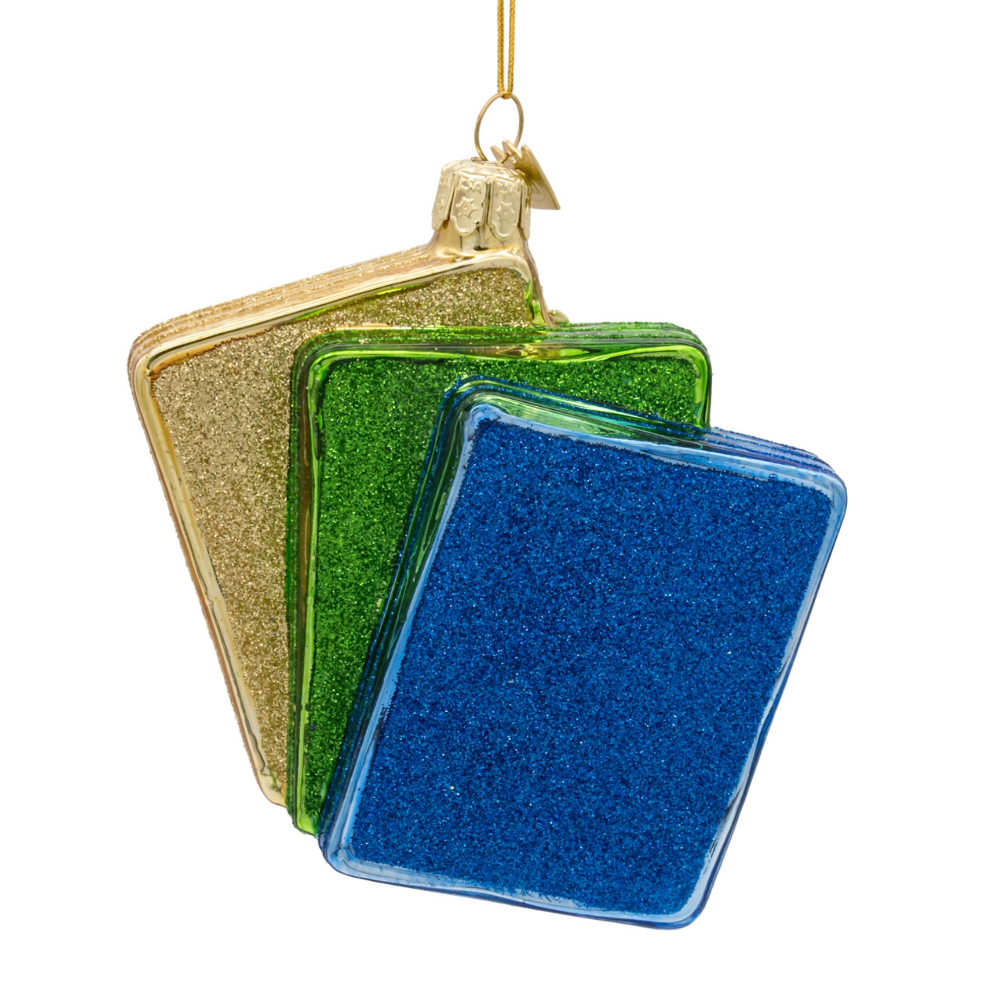 Kurt Adler Noble Gems Collection, Glass Seed Packet Ornament, 4"