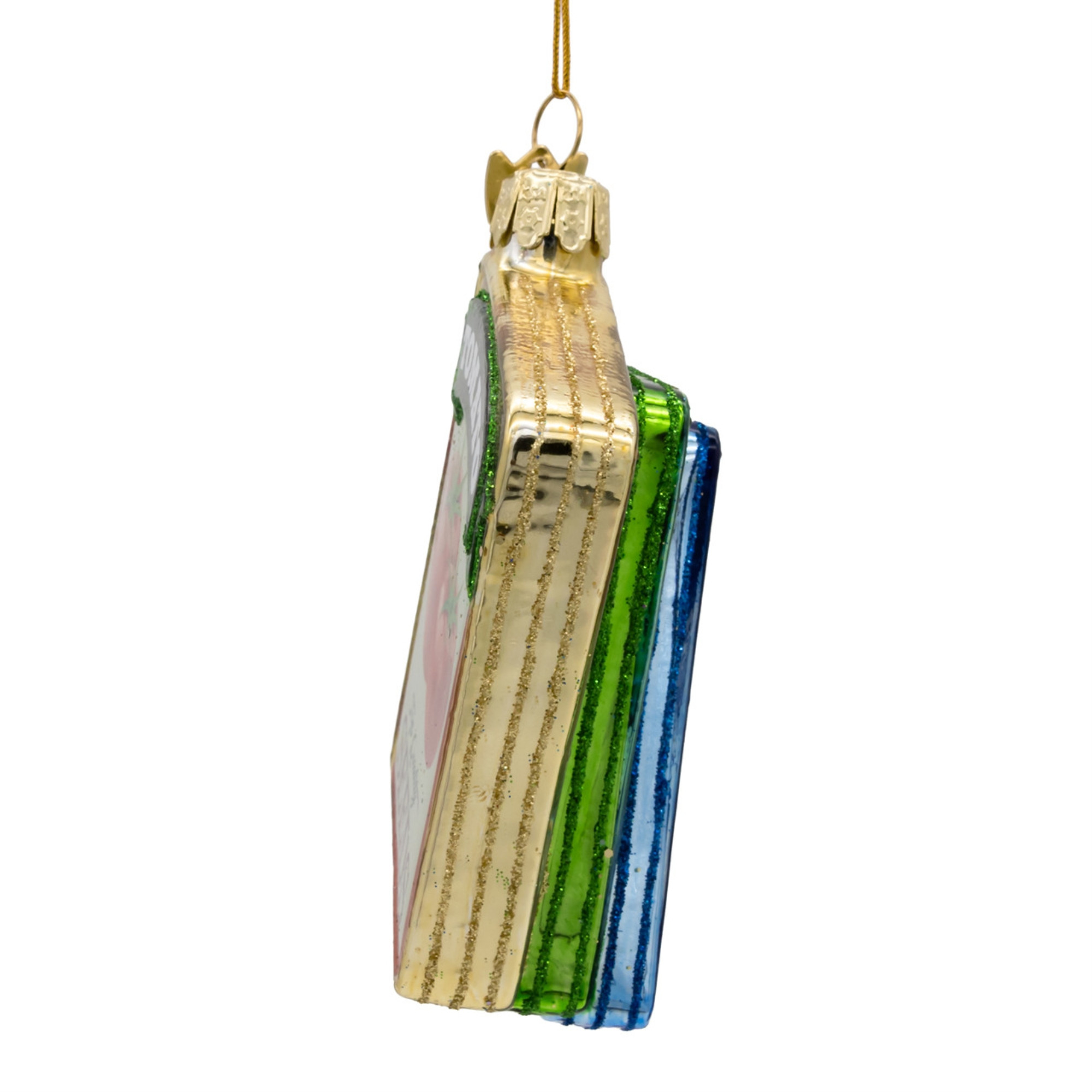 Kurt Adler Noble Gems Collection, Glass Seed Packet Ornament, 4"