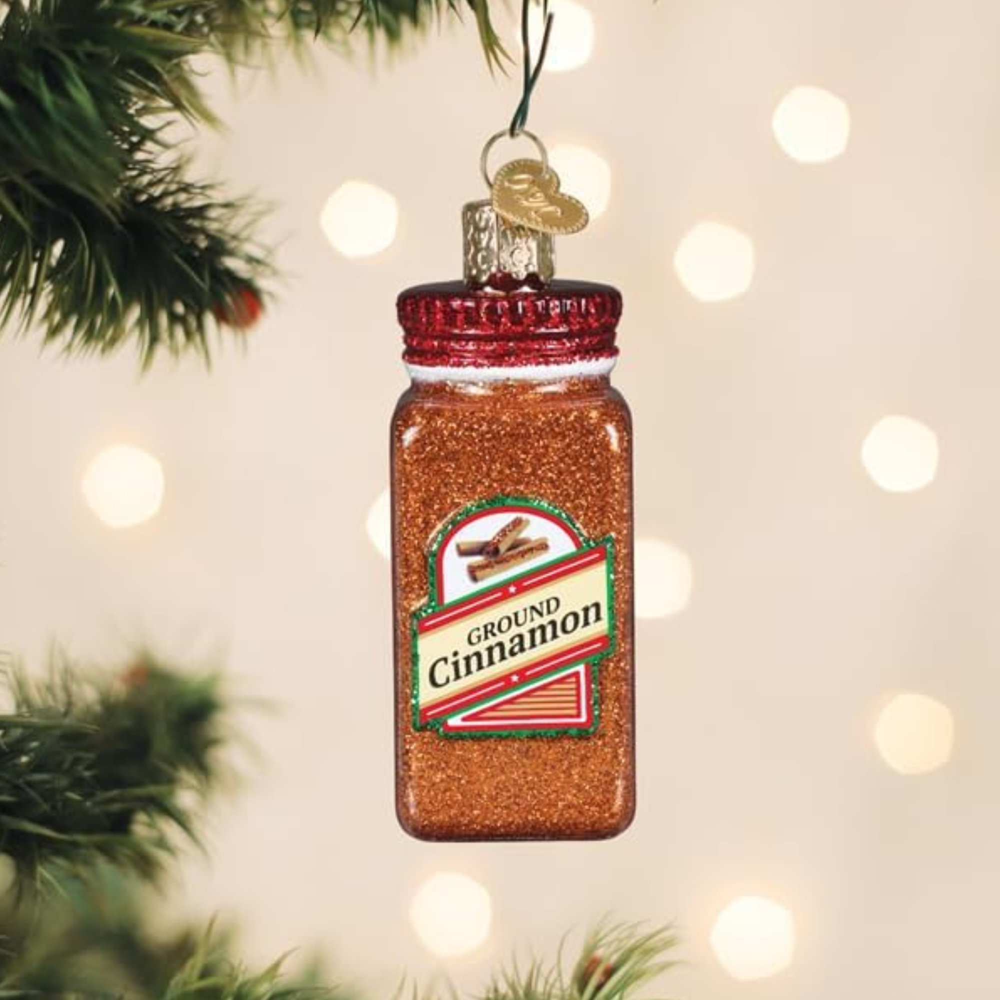 Old World Christmas Blown Glass Ornament Collection, Cinnamon Seasoning