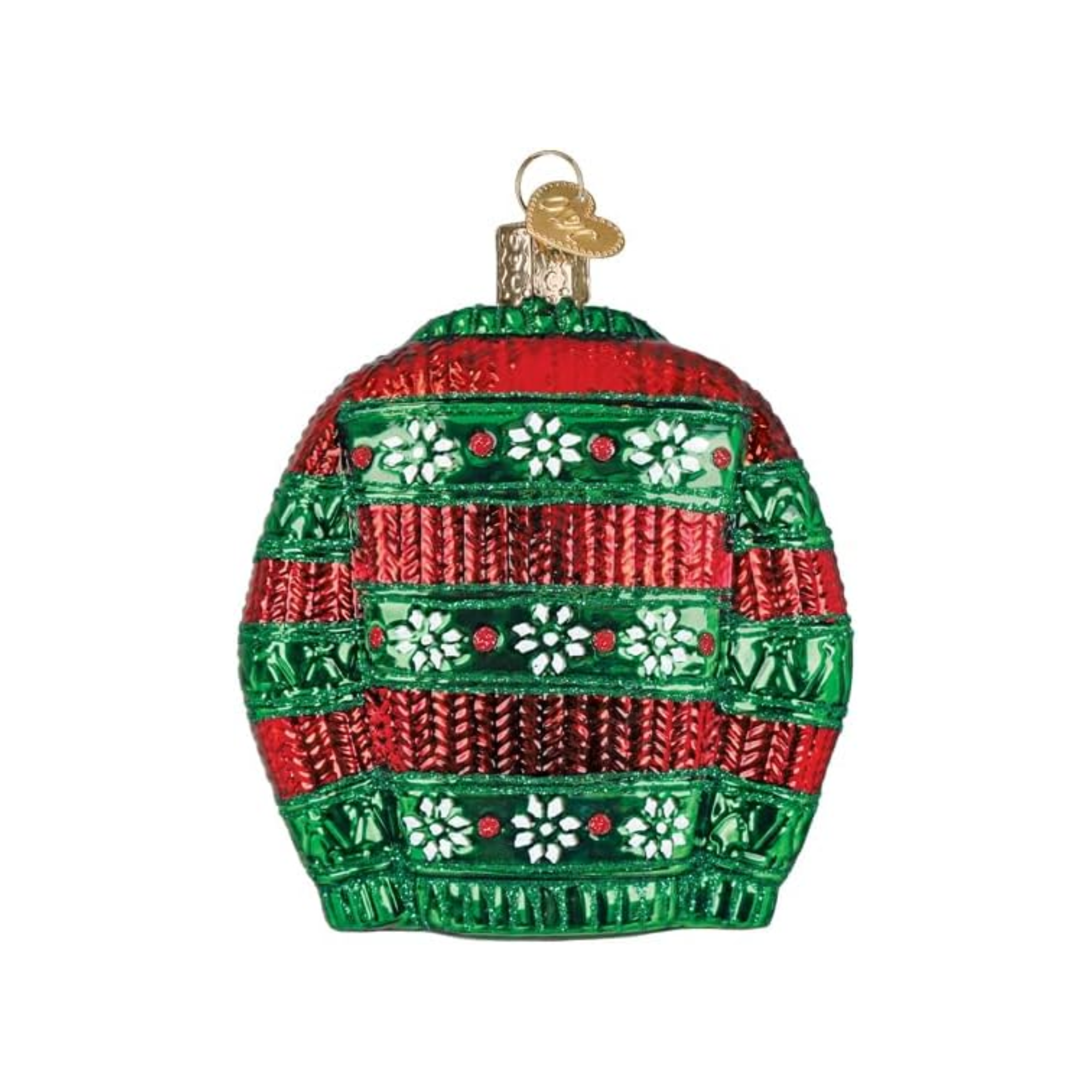 Old World Christmas Blown Glass Ornament Collection, Yippee Ki Yay Sweater