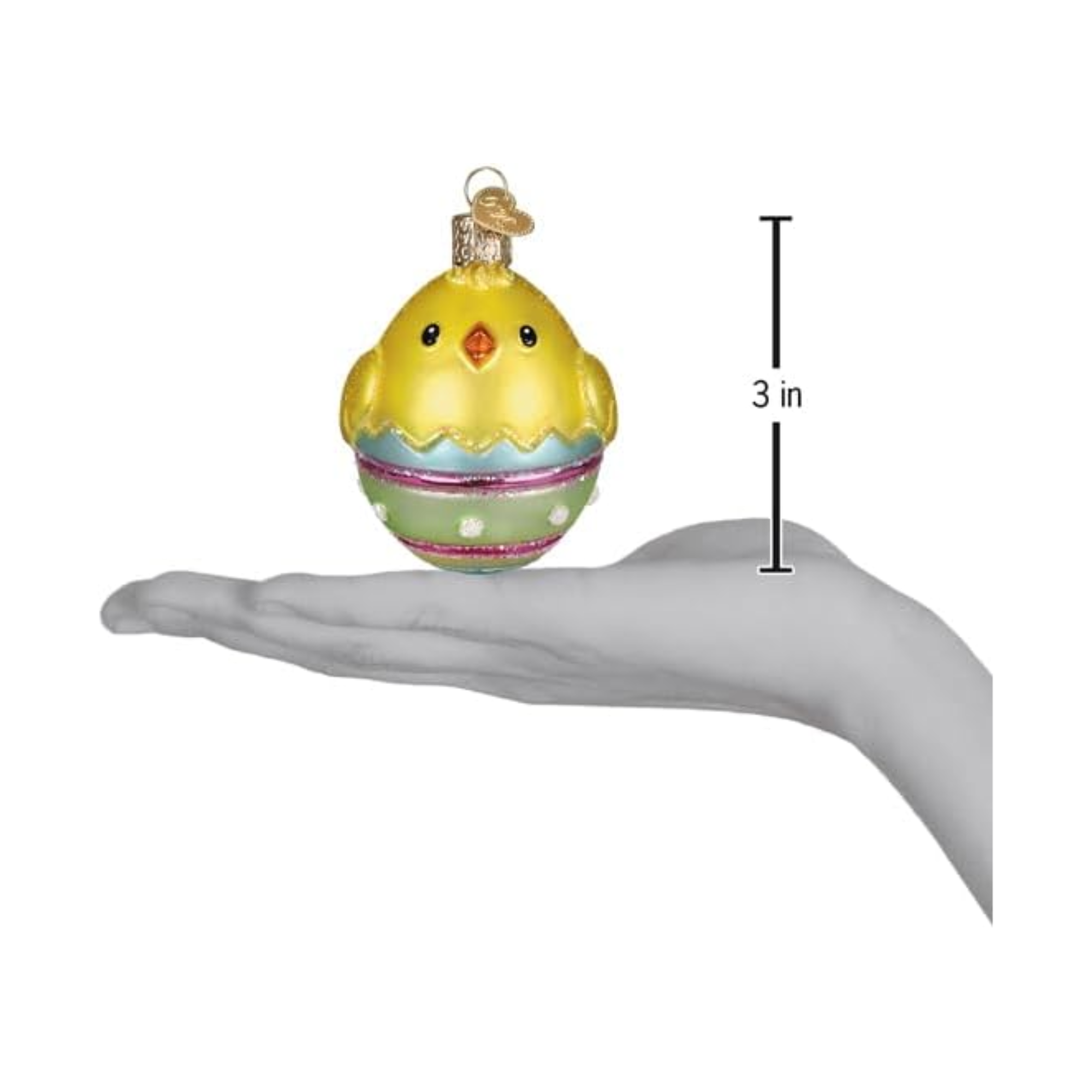 Old World Christmas Blown Glass Ornament Collection, Chick in Easter Egg