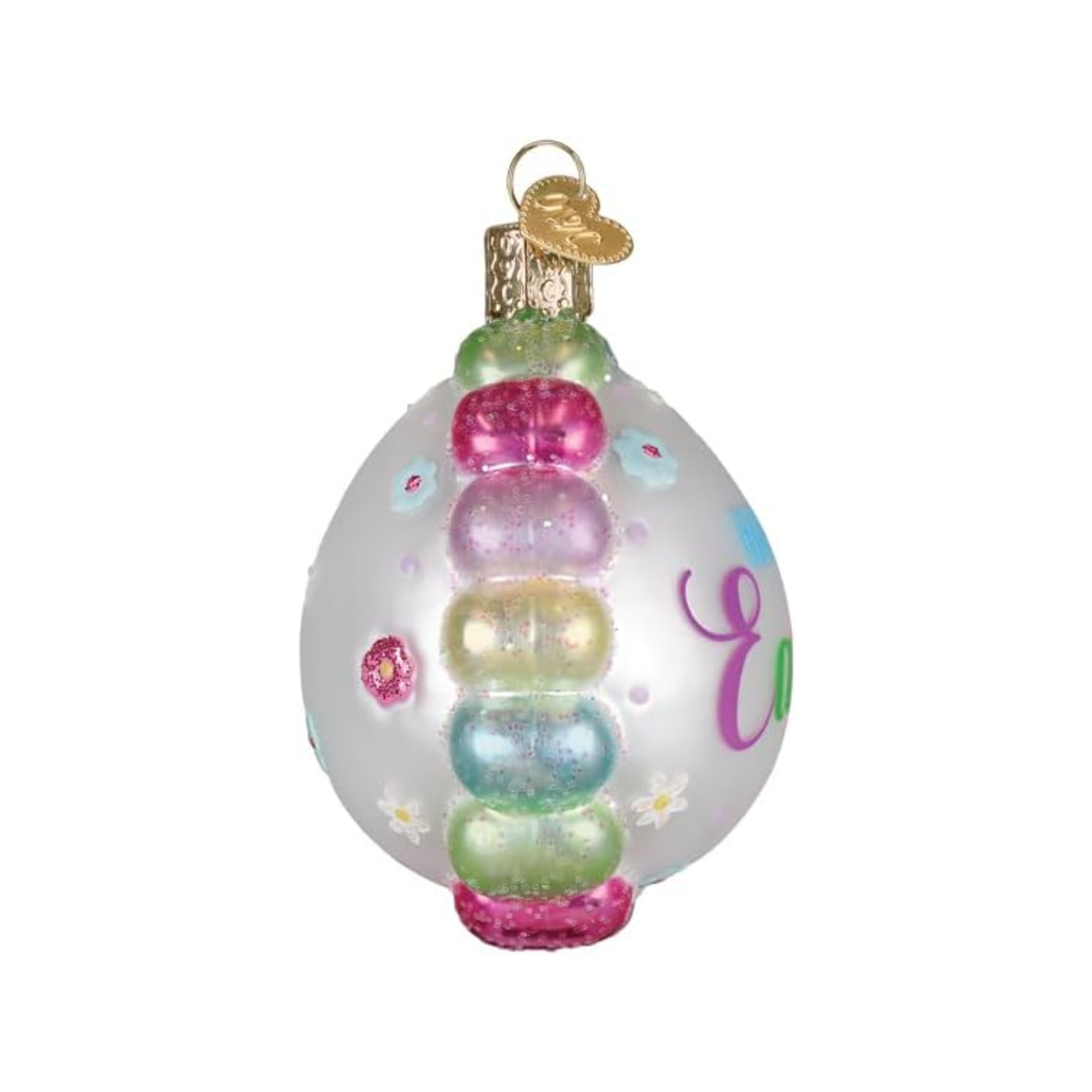 Old World Christmas Blown Glass Ornament Collection, Scalloped Easter Egg