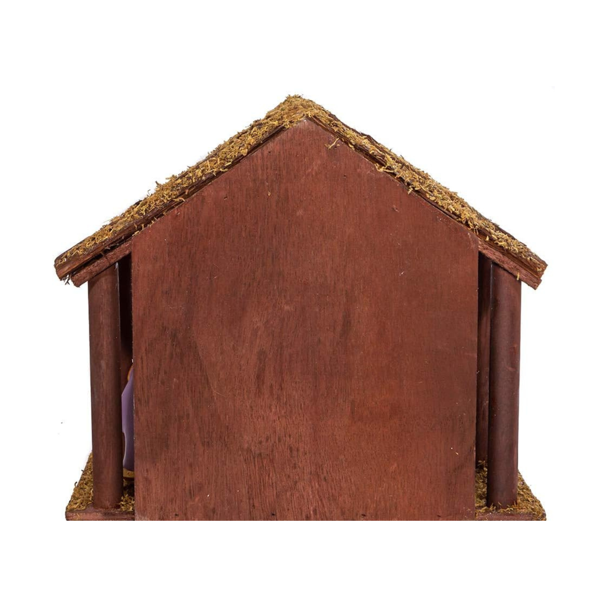 Kurt Adler Nativity Set with Wooden Stable, 8 Piece