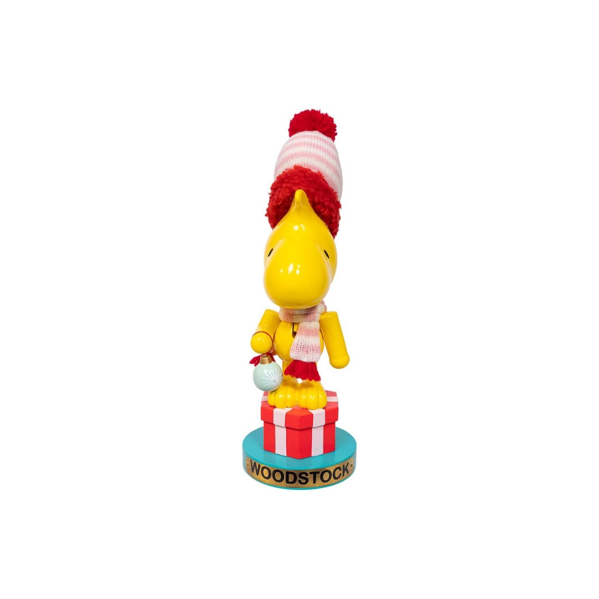 Kurt Adler Peanuts Wooden Nutcracker Collection, Woodstock, 10in
