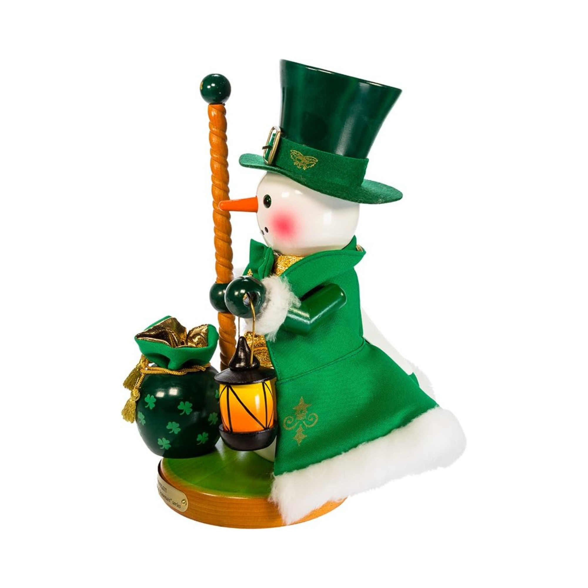 Kurt Adler Steinbach Irish Snowman Nutcracker, 12.5in