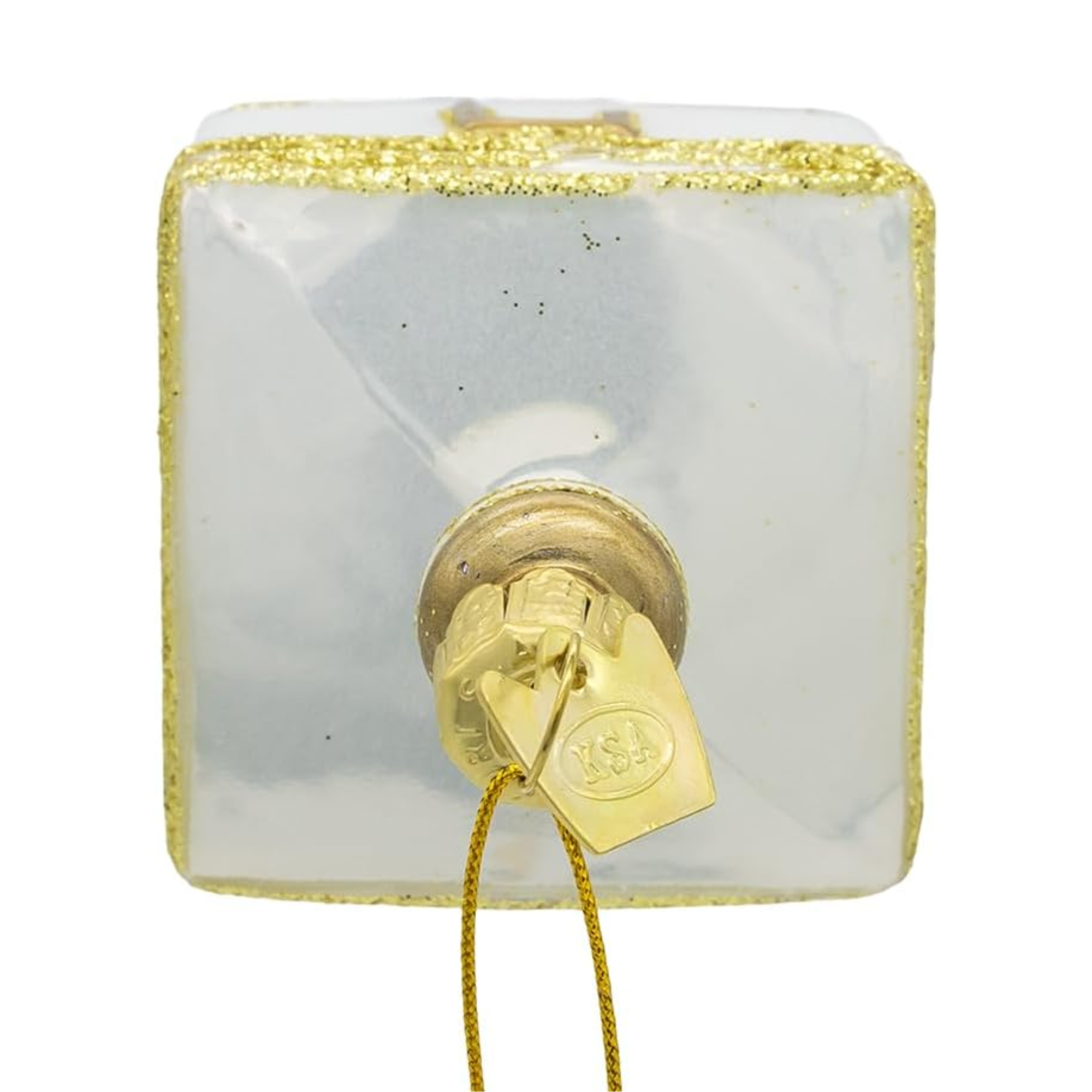 Kurt Adler Noble Gems Glass Dreidel Ornament, 3.5in