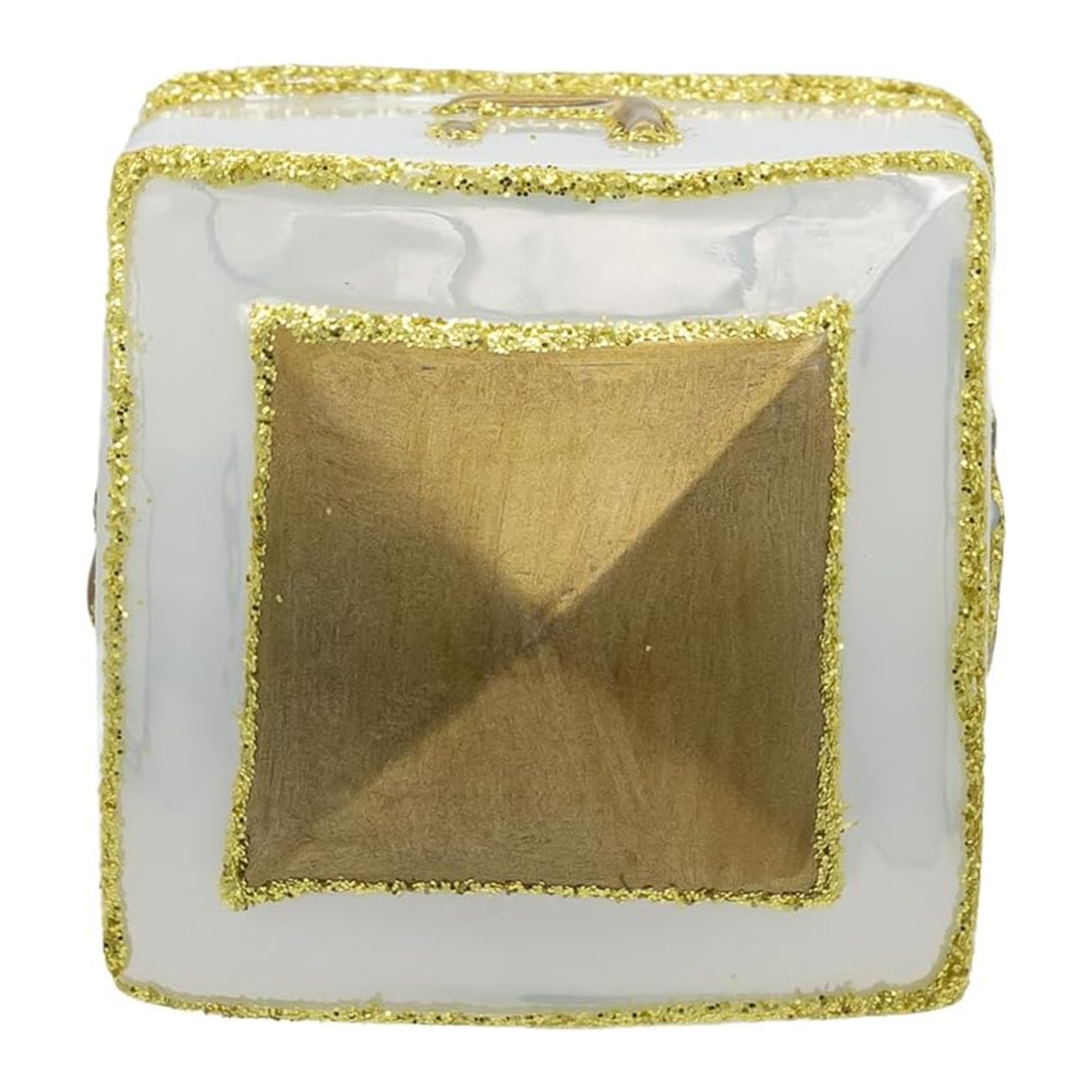 Kurt Adler Noble Gems Glass Dreidel Ornament, 3.5in
