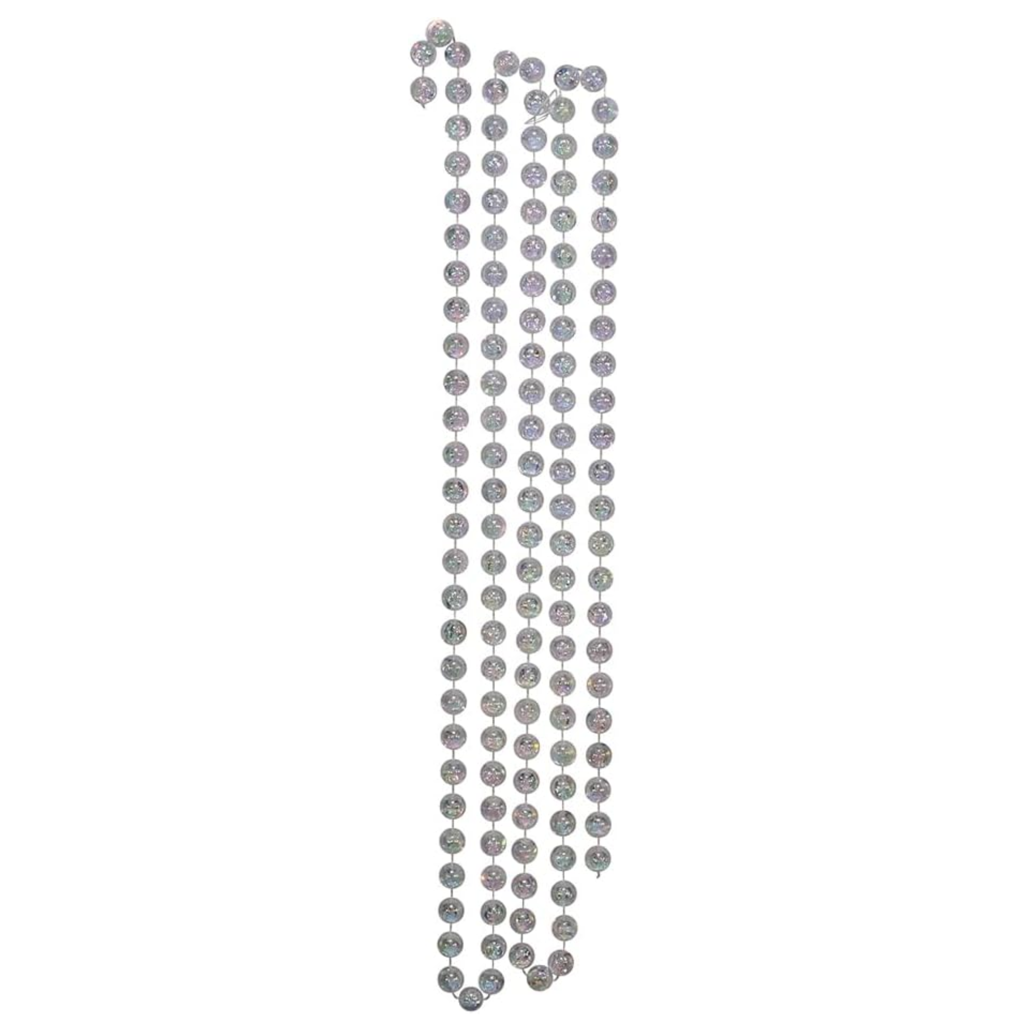 Kurt Adler Christmas Decoration, Bead Garland, Iridescent, 15 ft