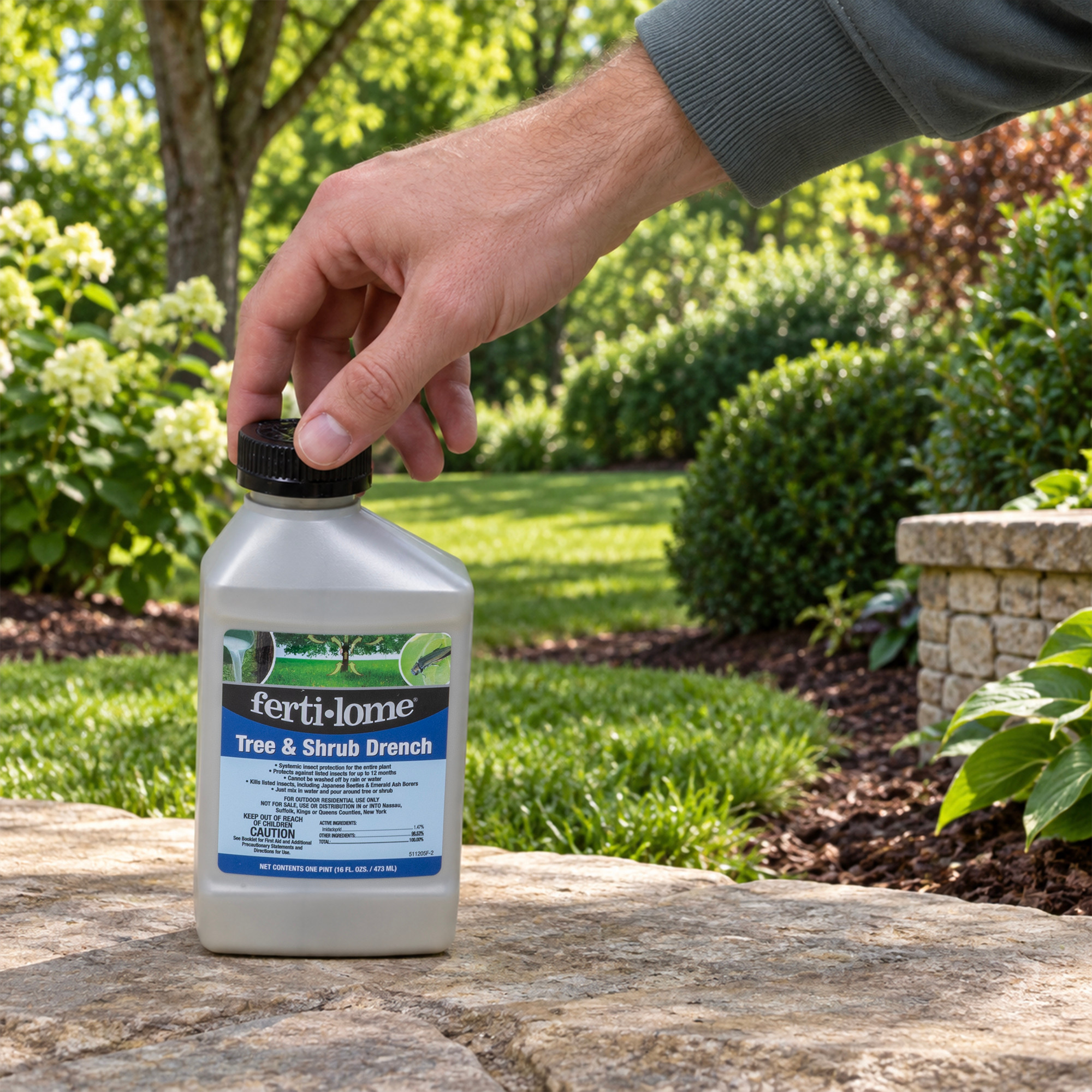Fertilome Tree & Shrub Drench Systemic Insecticide Concentrate, 16fl oz
