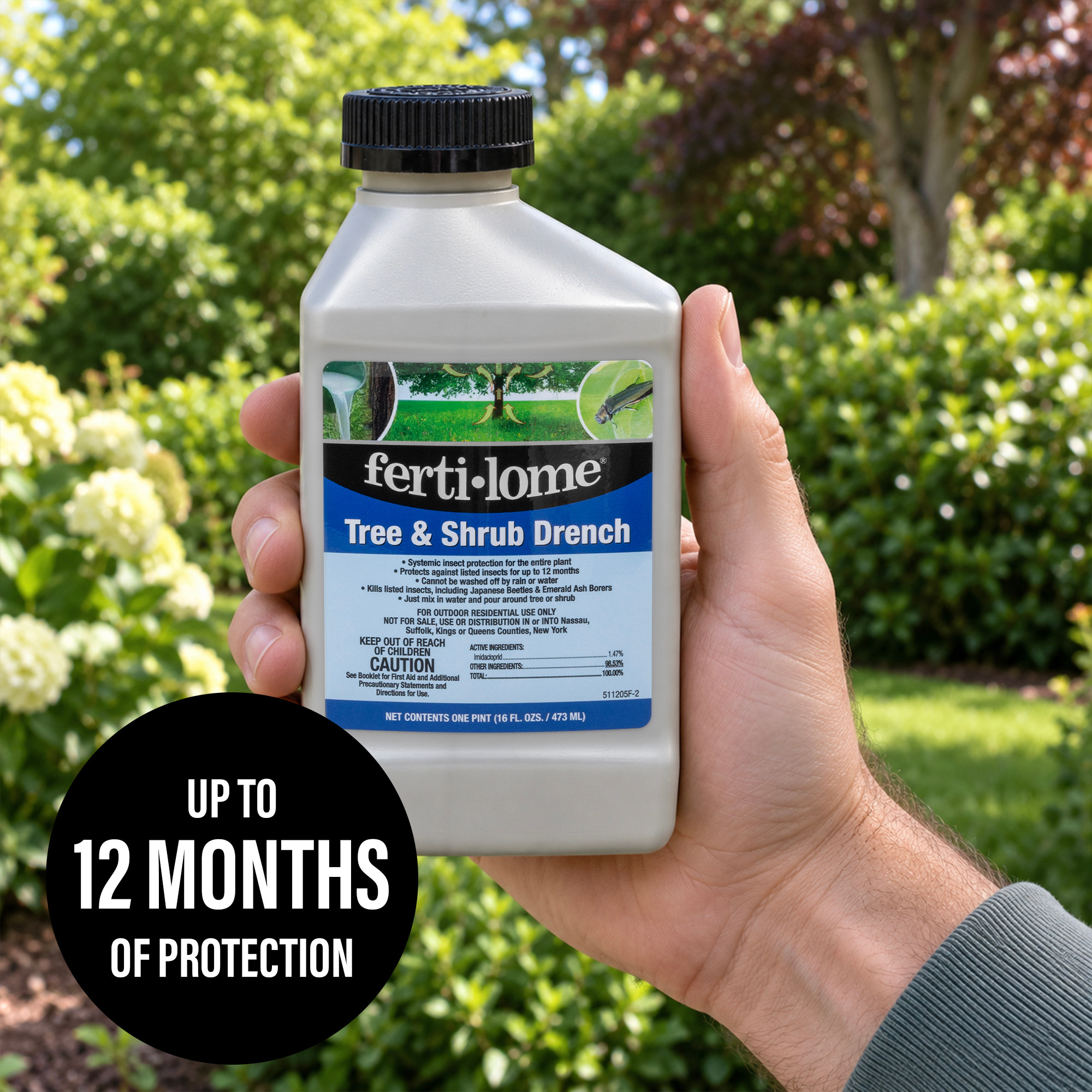 Fertilome Tree & Shrub Drench Systemic Insecticide Concentrate, 16fl oz