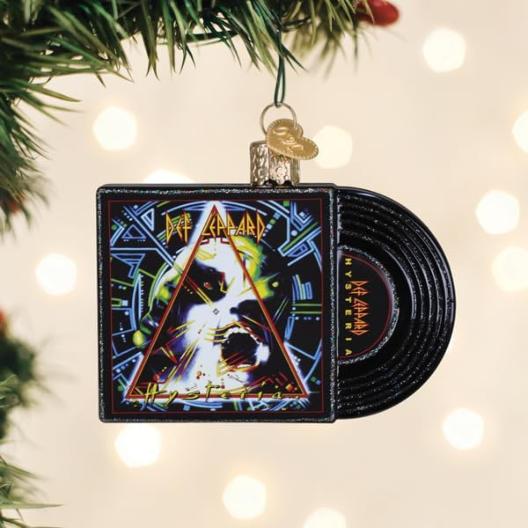 Old World Christmas Blown Glass Tree Ornament, Hysteria Album