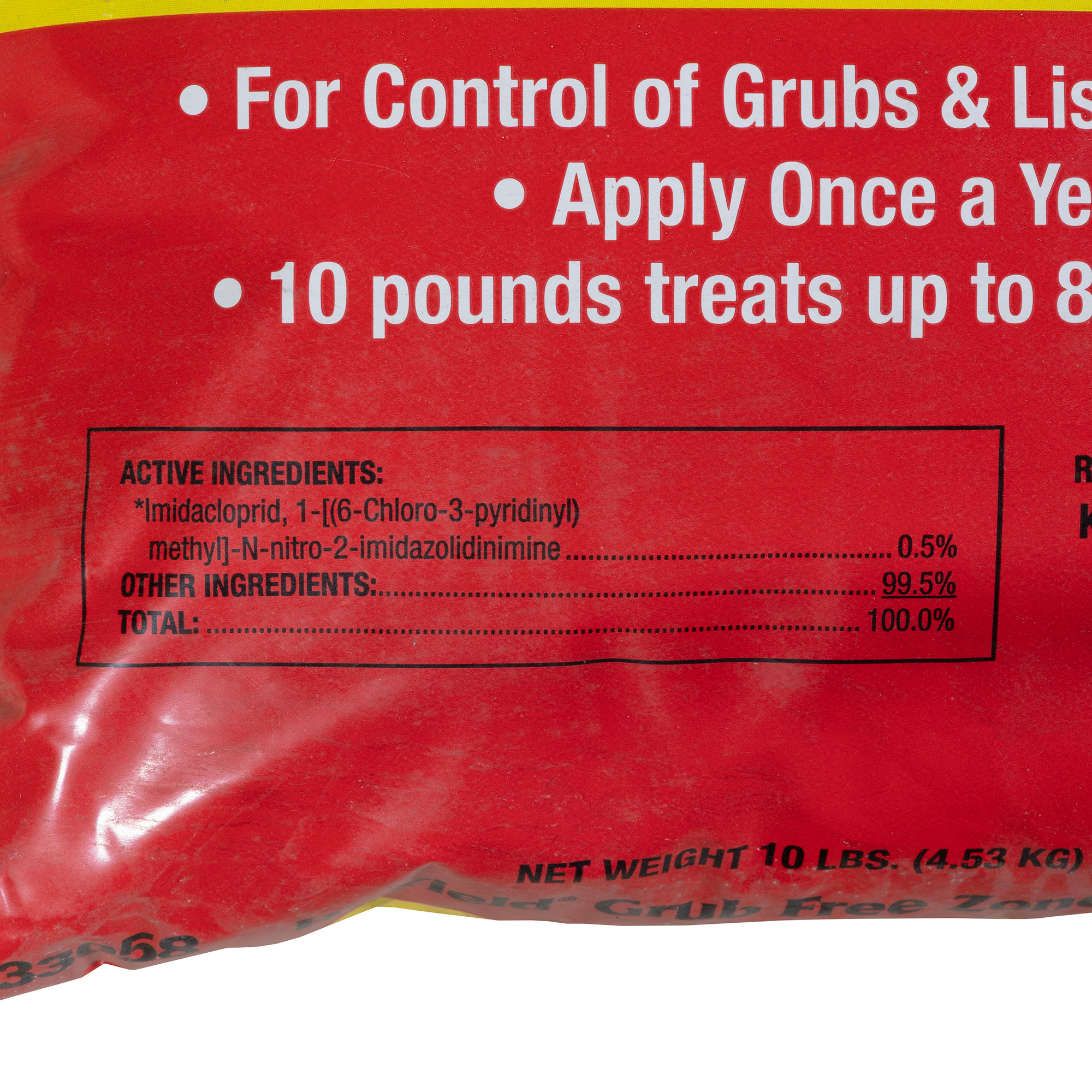 Hi-Yield Grub Free Zone III Insecticide with Season-Long Control, 10lb
