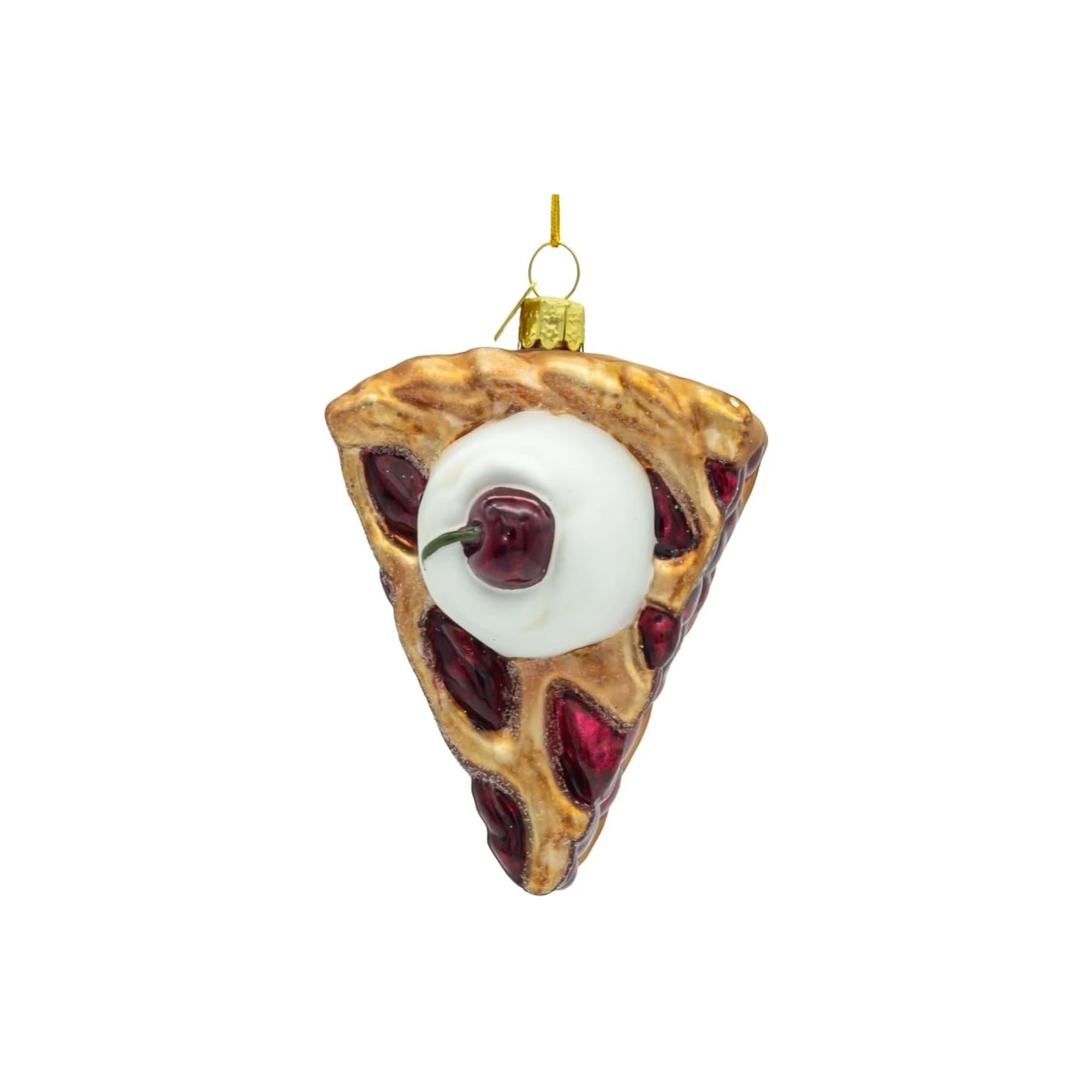 Kurt Adler Noble Gems Glass Ornament Collection, Cherry Pie