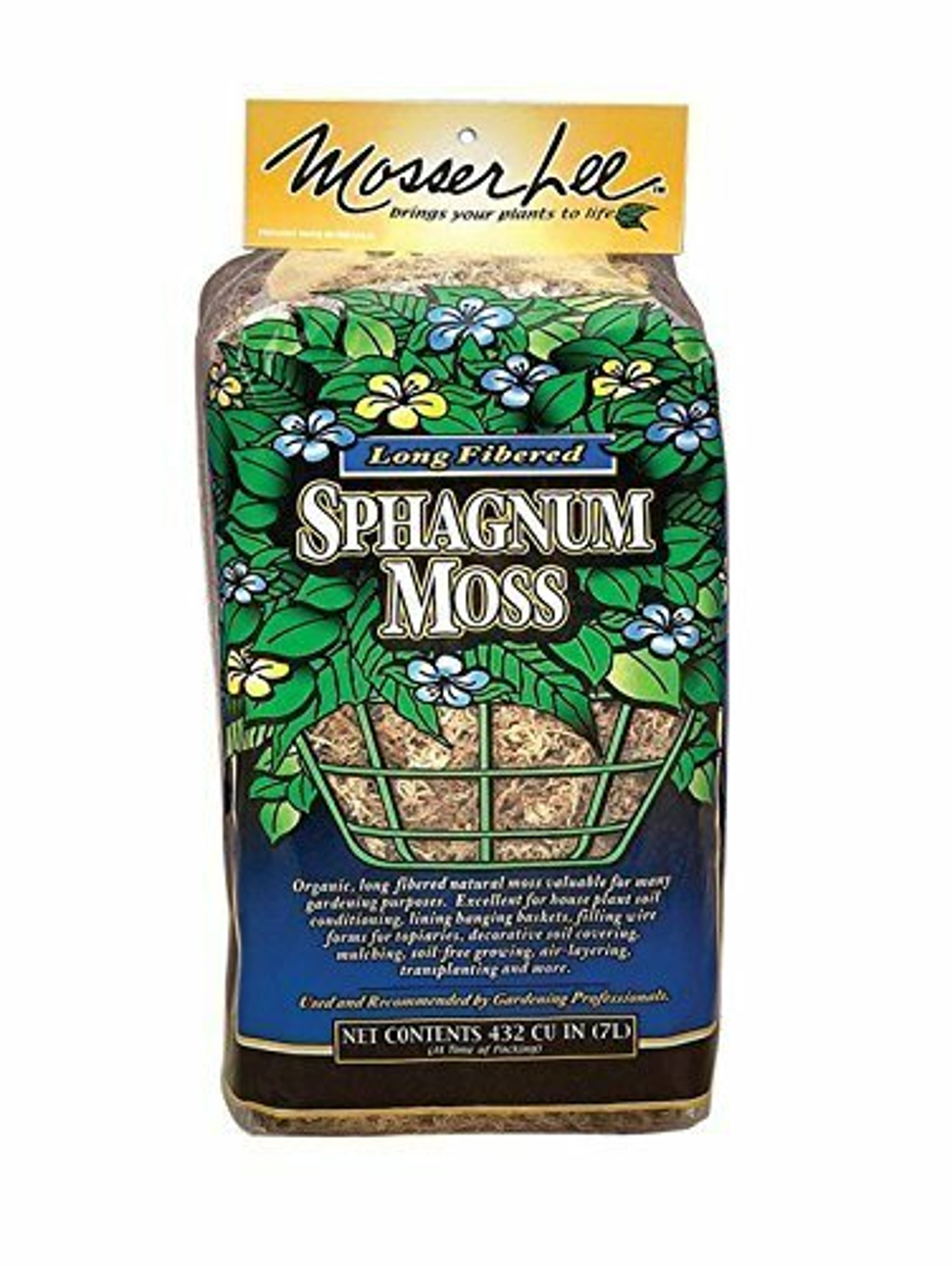 Mosser Lee (#0110) Long Fibered Sphagnum Moss- 432 cu in