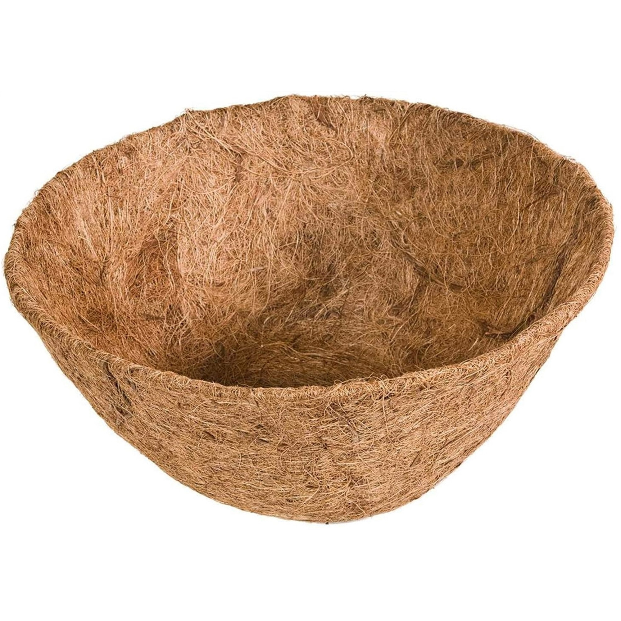 Gardener Select Round Coco Liner for Outdoor Hanging Planters & Baskets, 10"