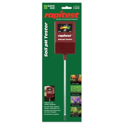 Rapitest Soil pH Tester — Instant Soil Acidity Testing for Fruits, Flowers, Shrubs & Vegetables