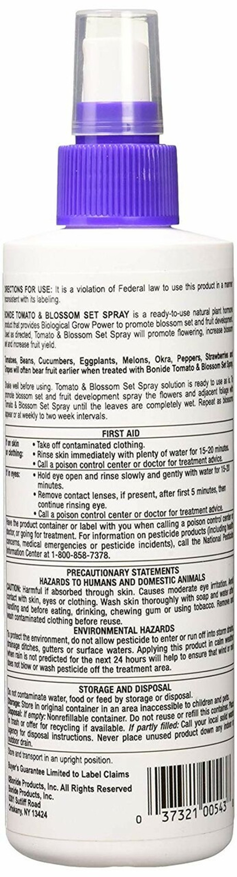 Bonide (#543) Tomato & Blossom Set Spray, Ready to Use, 8 oz